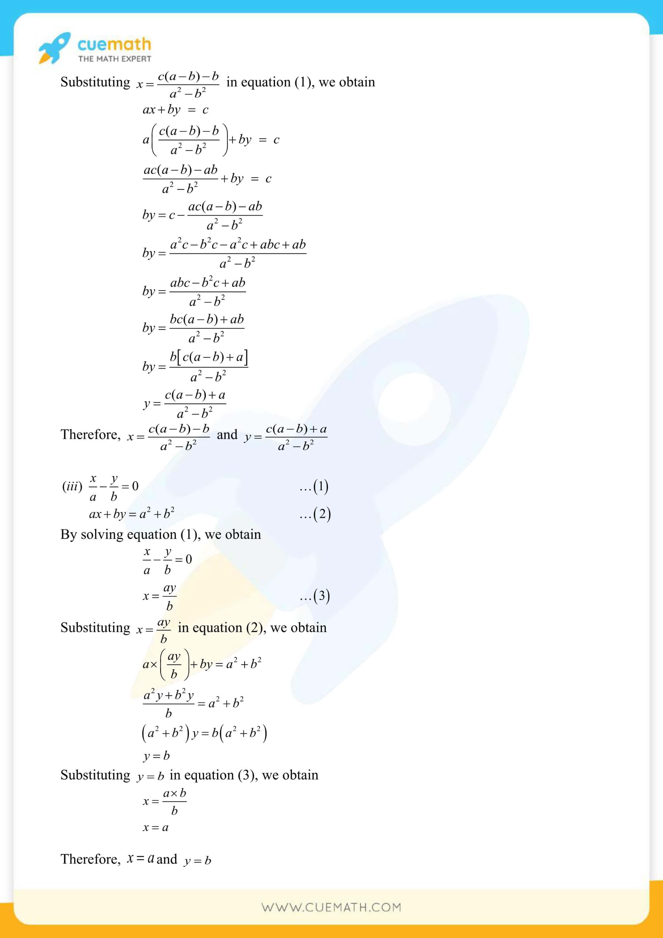 NCERT Solutions Class 10 Maths Chapter 3 Pair Of Linear Equations 9