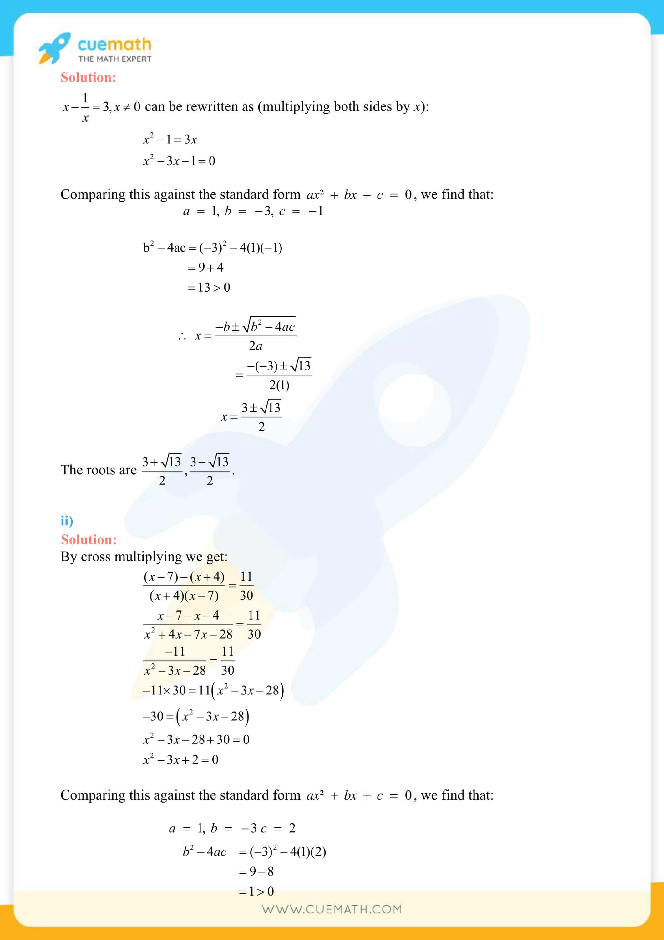 NCERT Solutions Class 10 Maths Chapter 4 Exercise 4.3 20
