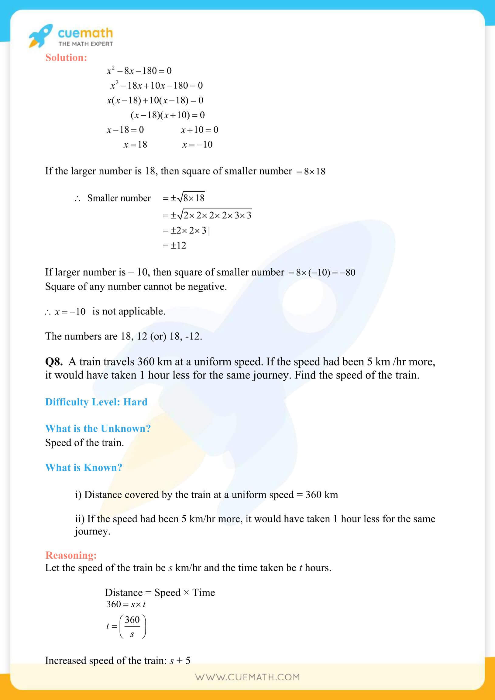 NCERT Solutions Class 10 Maths Chapter 4 Exercise 4.3 26