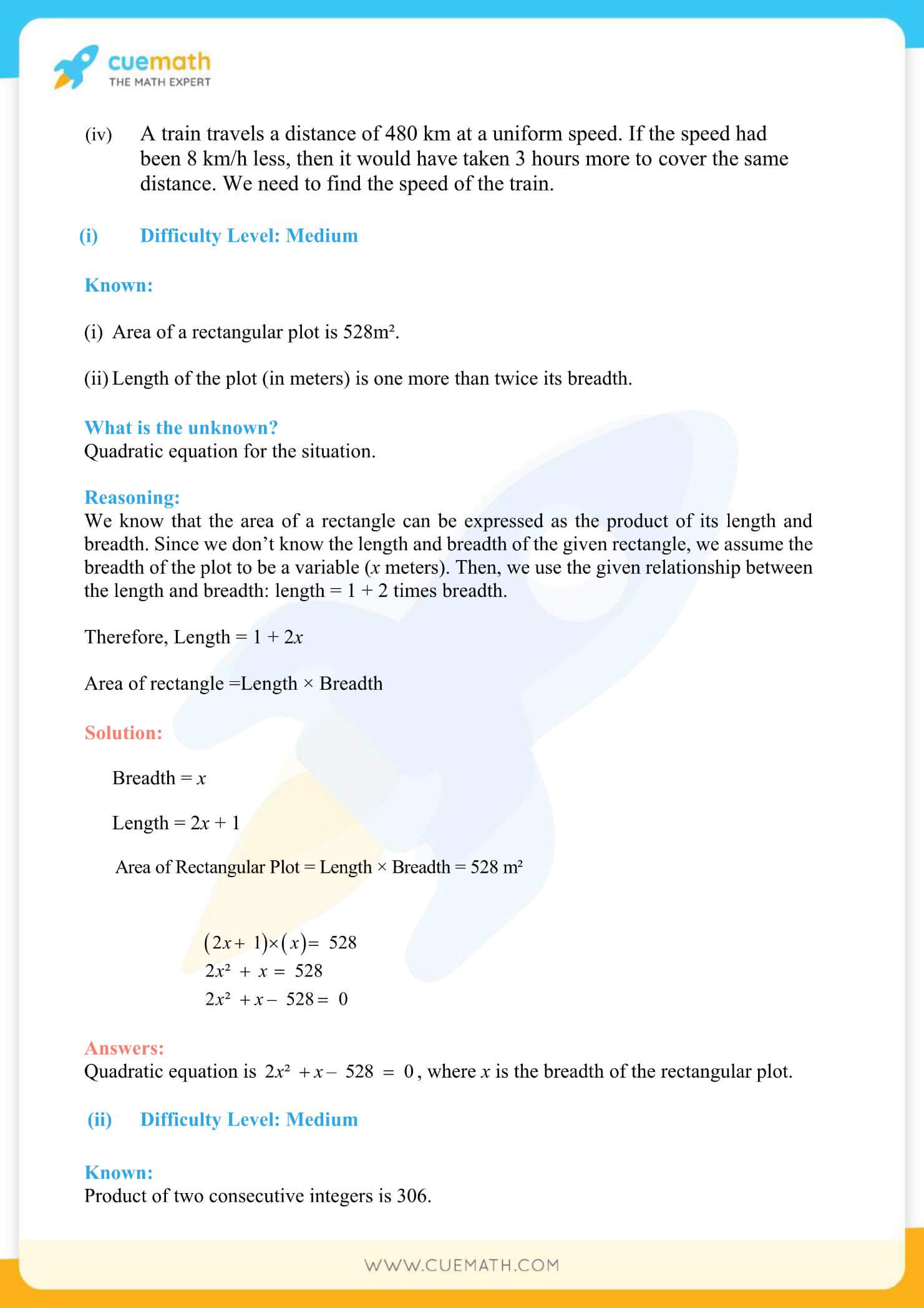 NCERT Solutions Class 10 Maths Chapter 4 Exercise 4.1 4