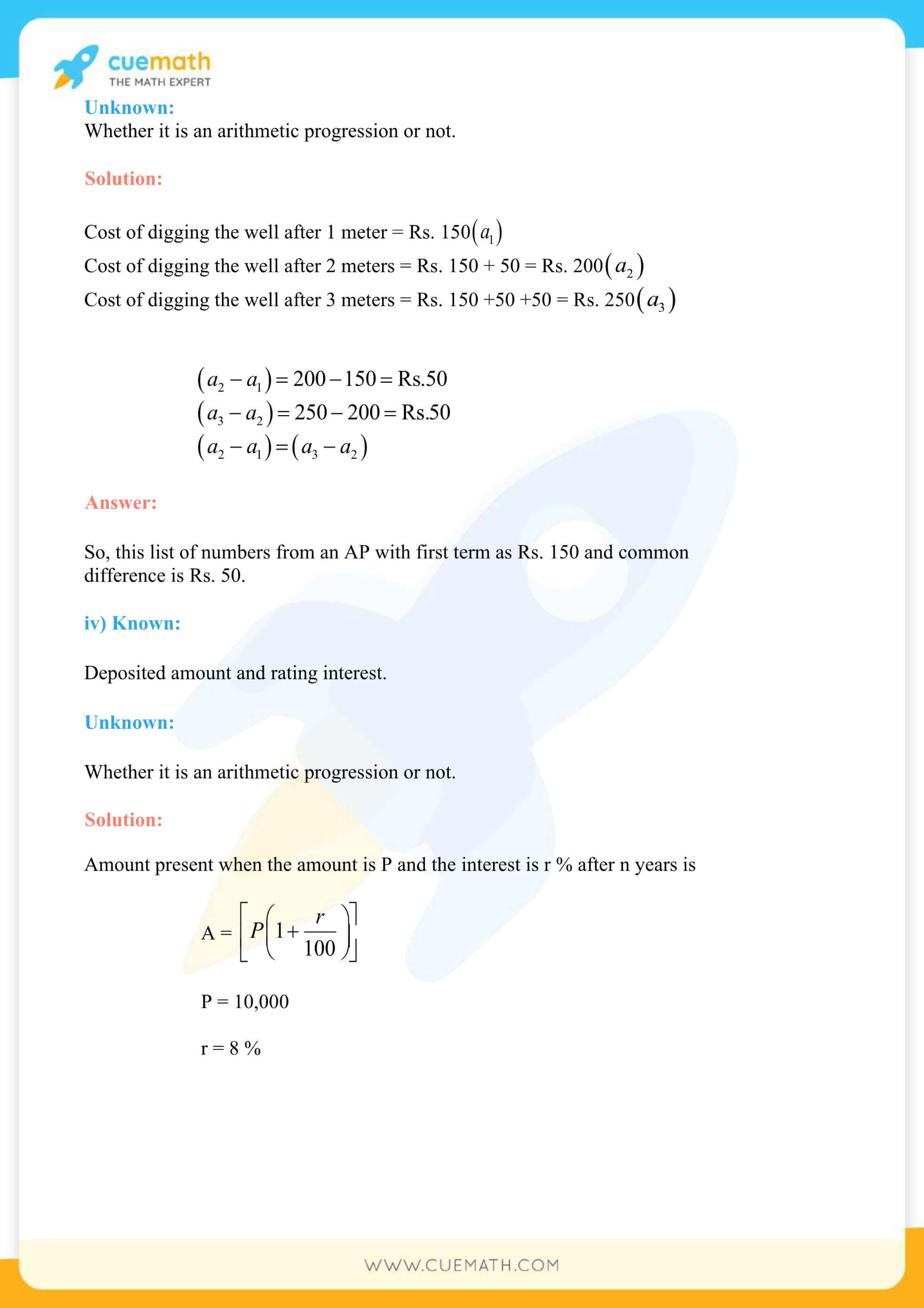 NCERT Solutions Class 10 Maths Chapter 5 Exercise 5.1 3