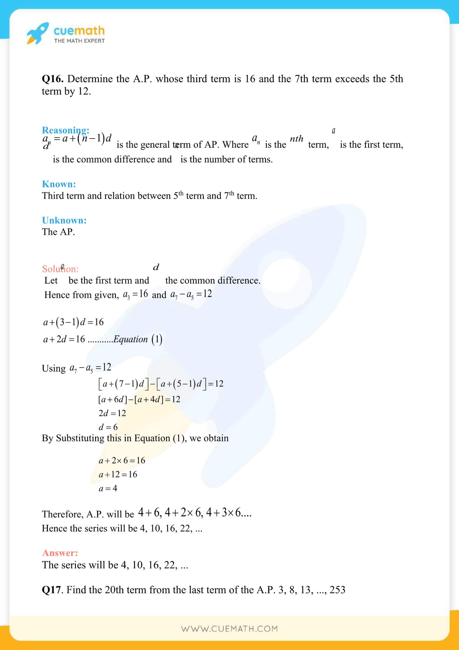 NCERT Solutions Class 10 Maths Chapter 5 Exercise 5.2 45
