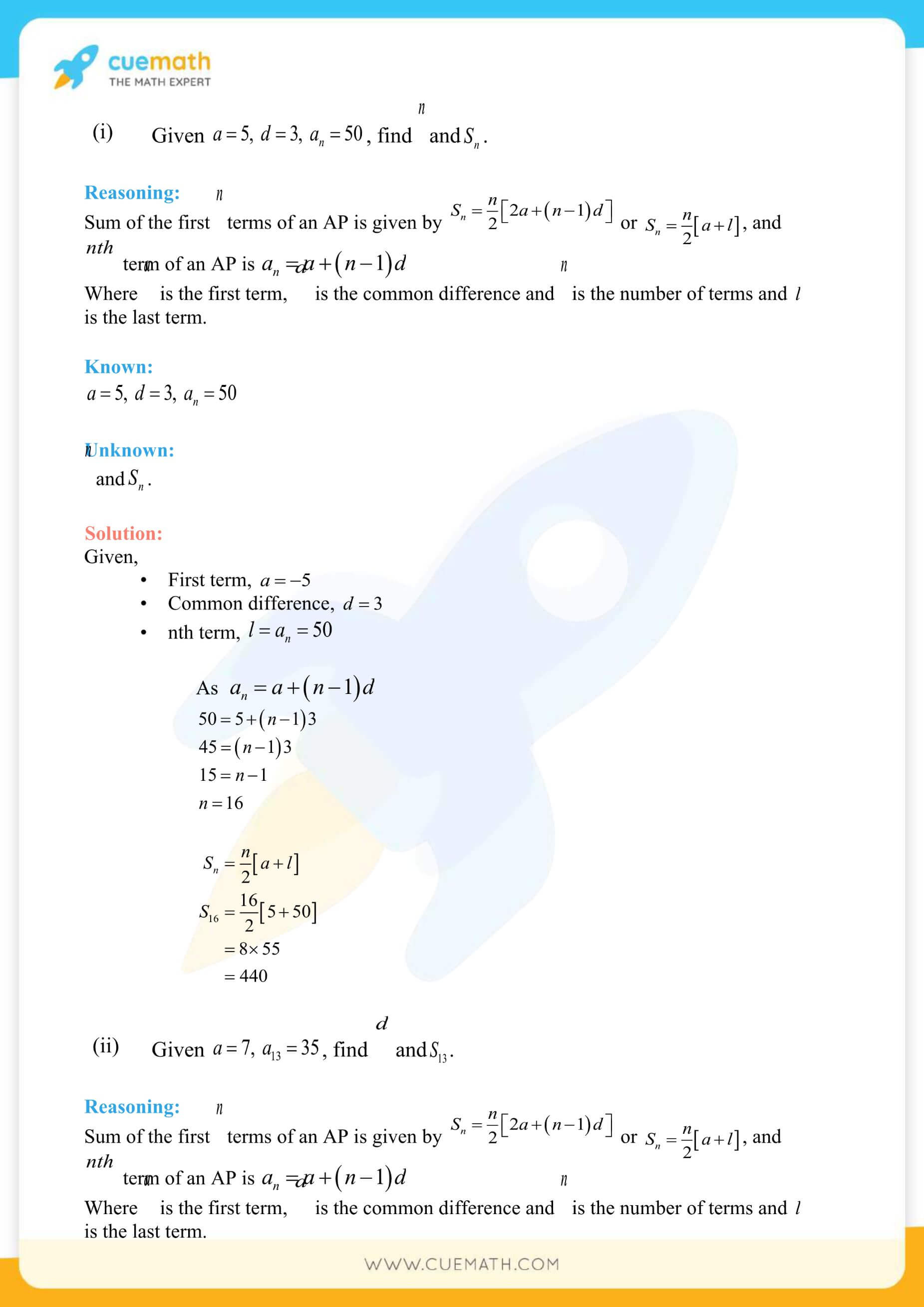 NCERT Solutions Class 10 Maths Chapter 5 Exercise 5.3 56