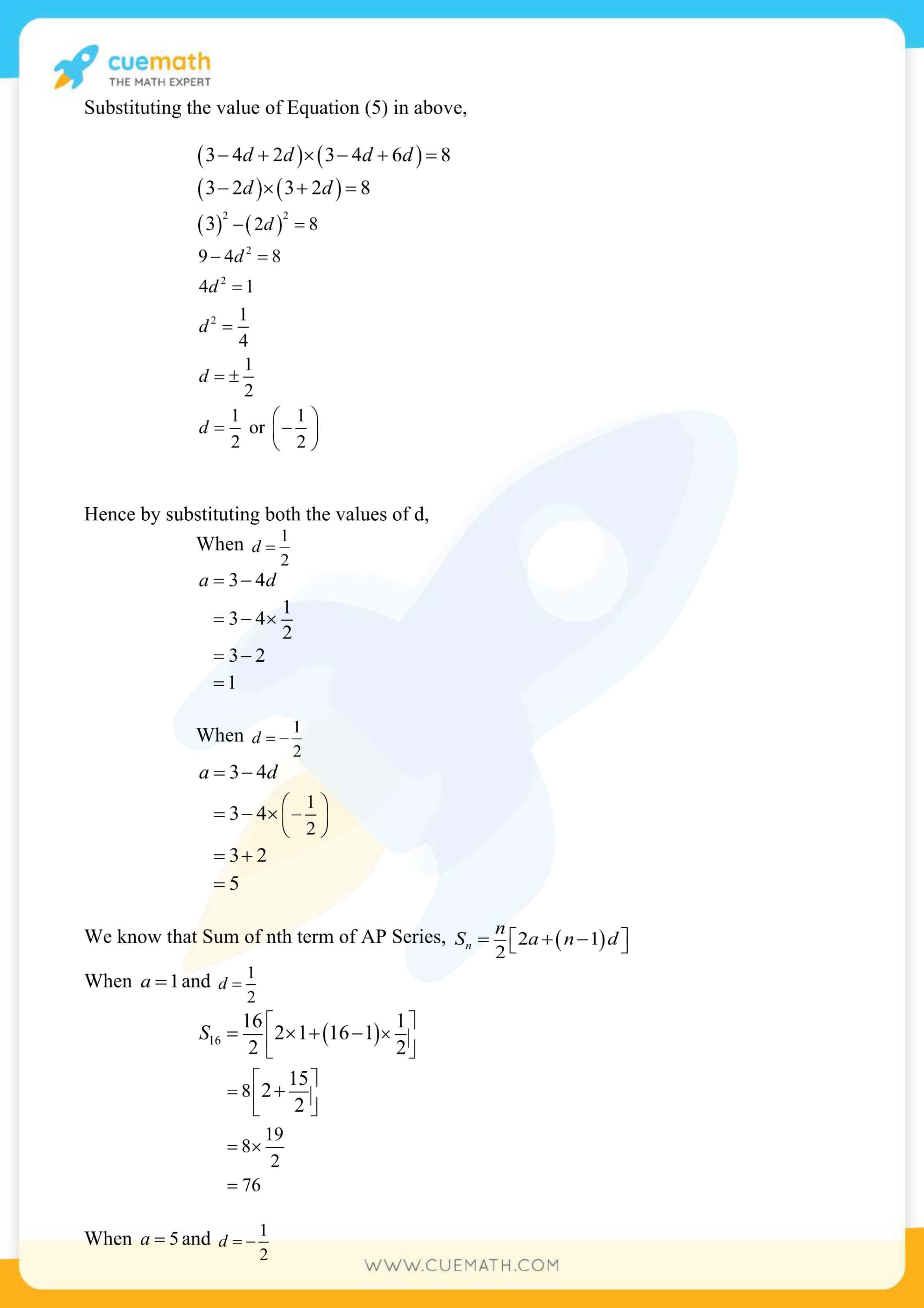 NCERT Solutions Class 10 Maths Chapter 5 Arithmetic Progressions 86