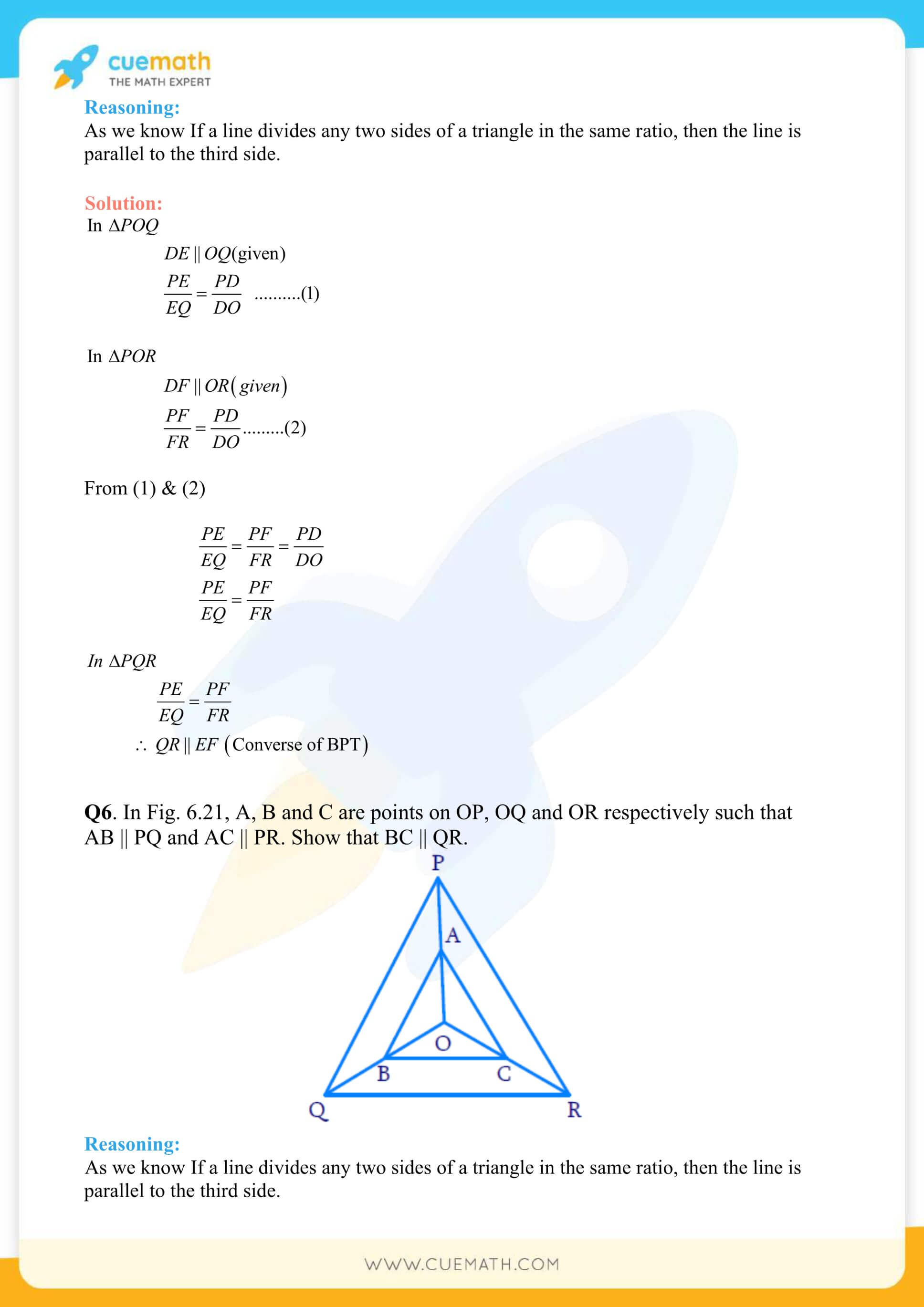 NCERT Solutions Class 10 Maths Chapter 6 Exercise 6.2 10