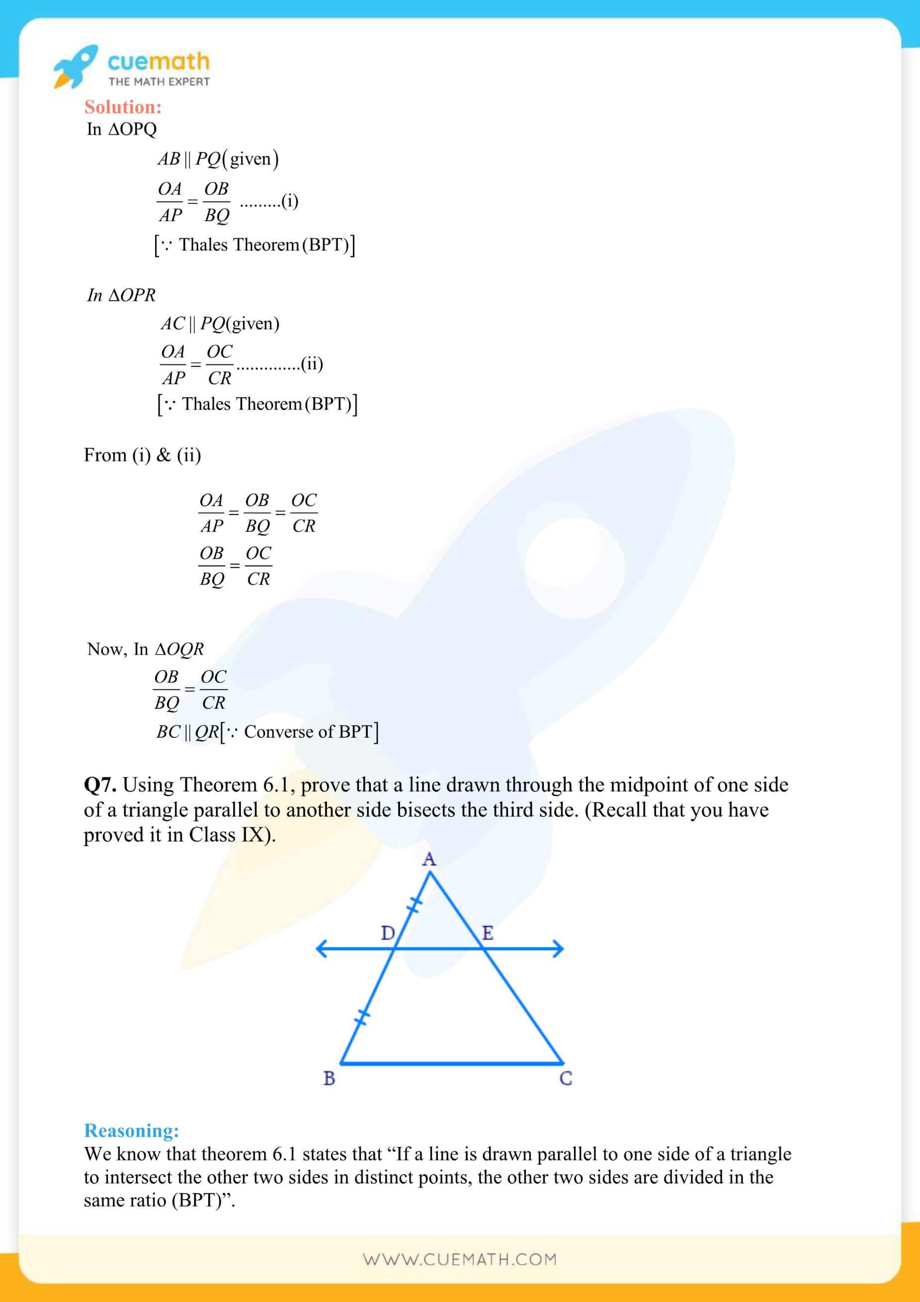 NCERT Solutions Class 10 Maths Chapter 6 Exercise 6.2 11