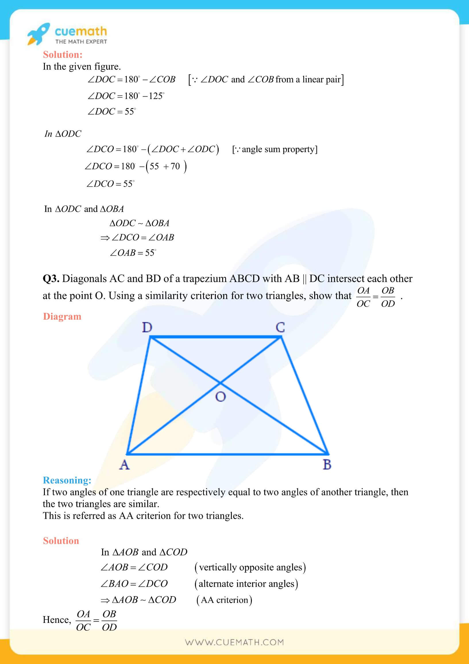 NCERT Solutions Class 10 Maths Chapter 6 Exercise 6.3 22