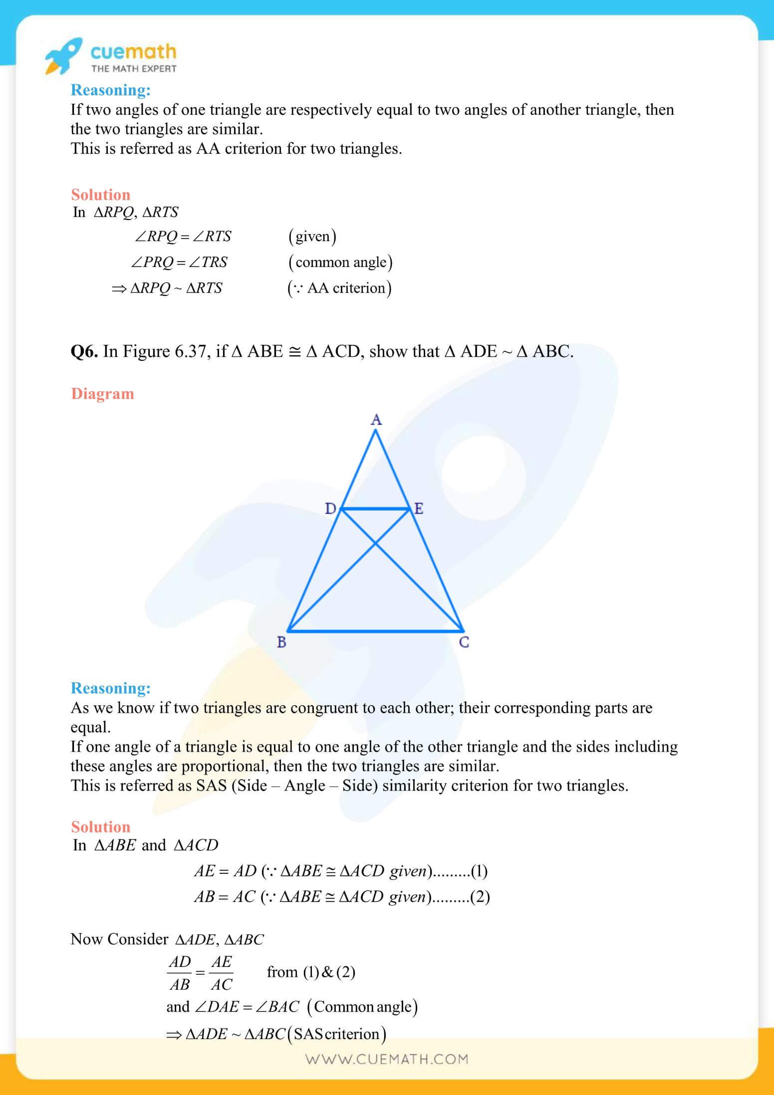 NCERT Solutions Class 10 Maths Chapter 6 Triangles 24