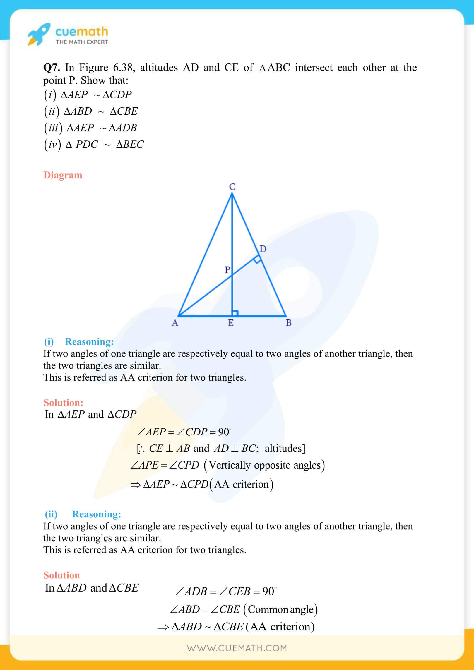 NCERT Solutions Class 10 Maths Chapter 6 Triangles 25
