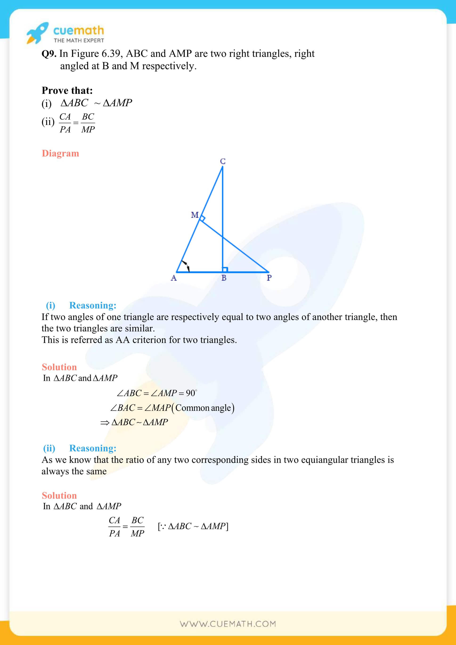 NCERT Solutions Class 10 Maths Chapter 6 Exercise 6.3 27