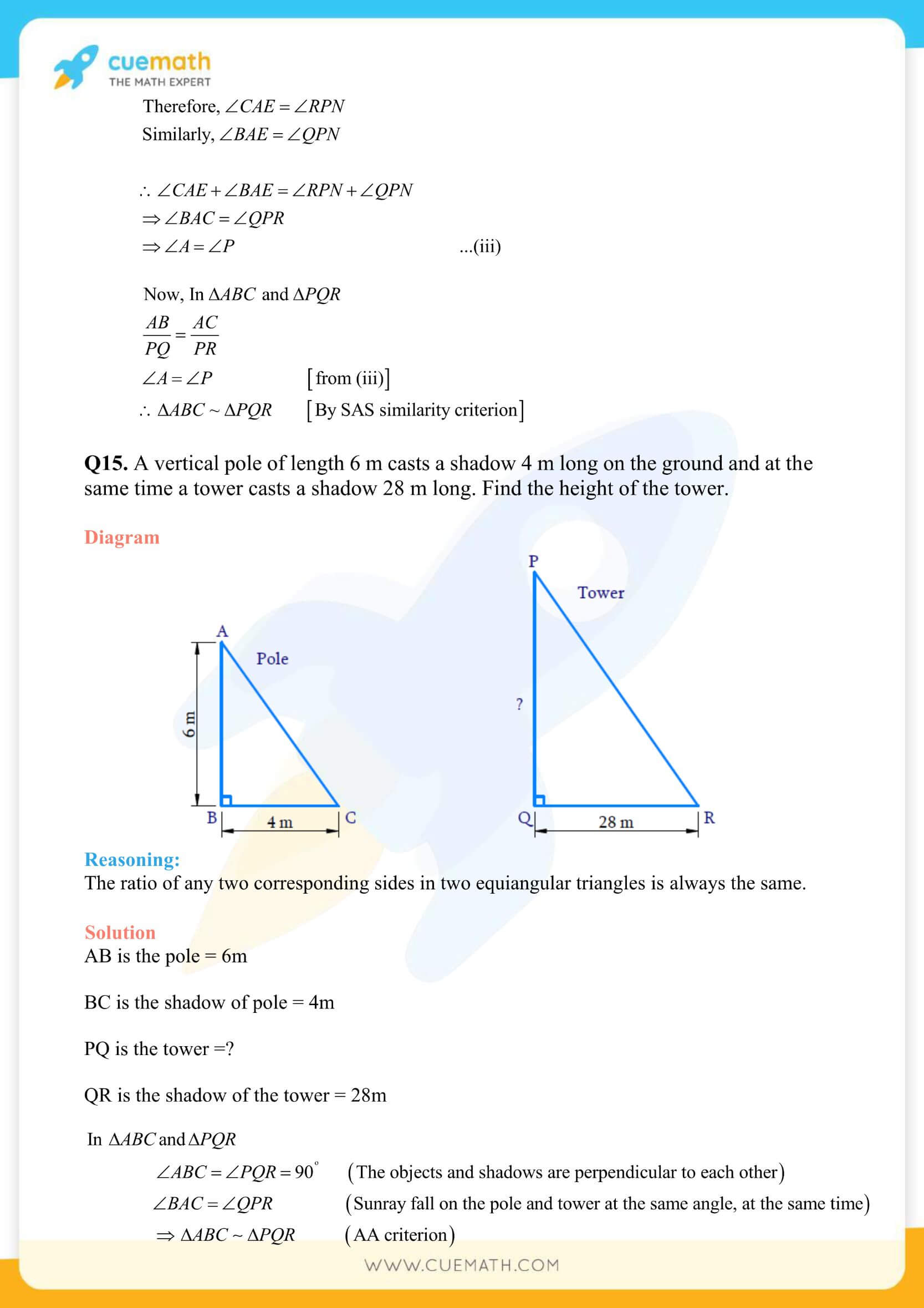 NCERT Solutions Class 10 Maths Chapter 6 Triangles 33