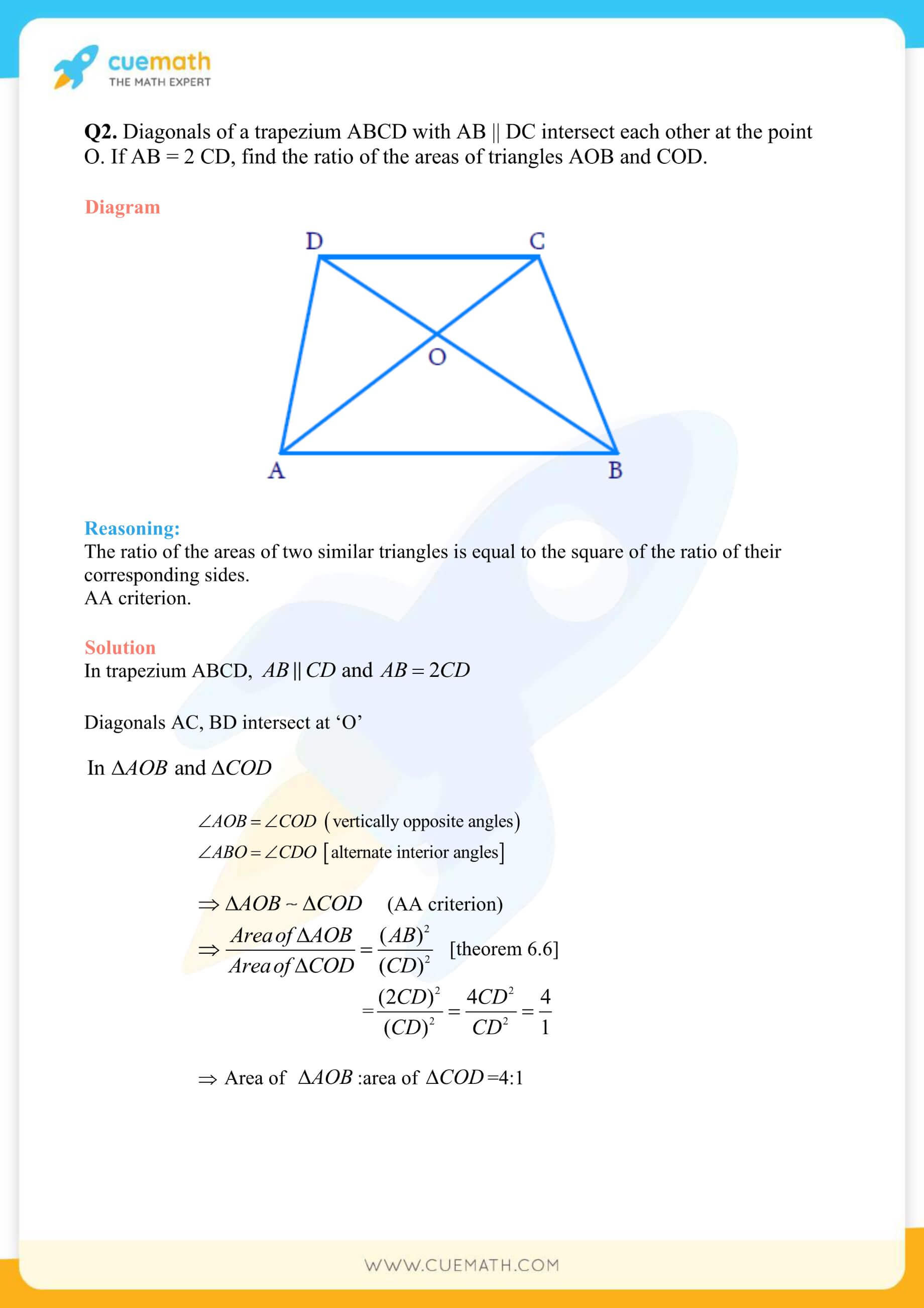 NCERT Solutions Class 10 Maths Chapter 6 Triangles 37