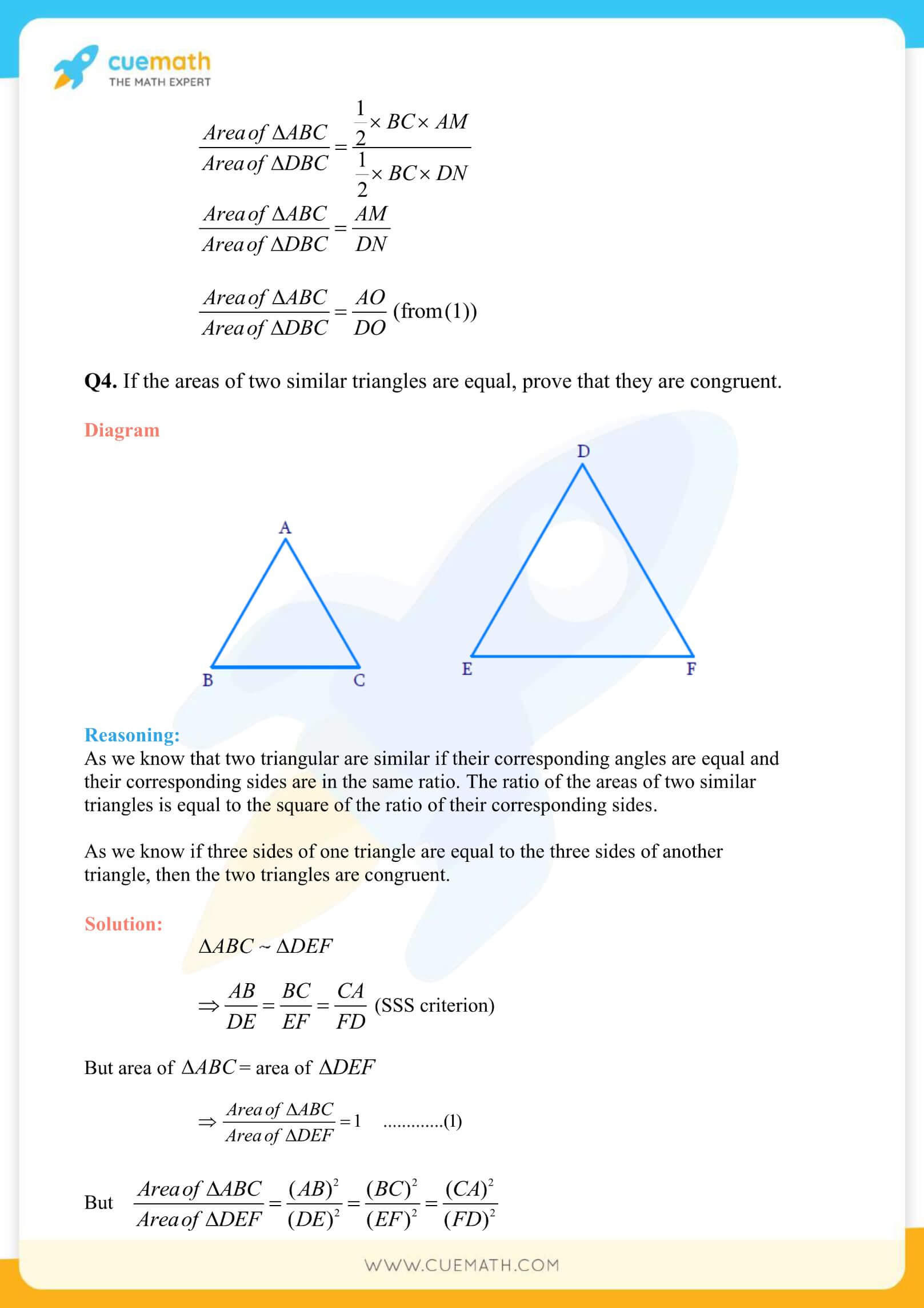 NCERT Solutions Class 10 Maths Chapter 6 Exercise 6.4 39
