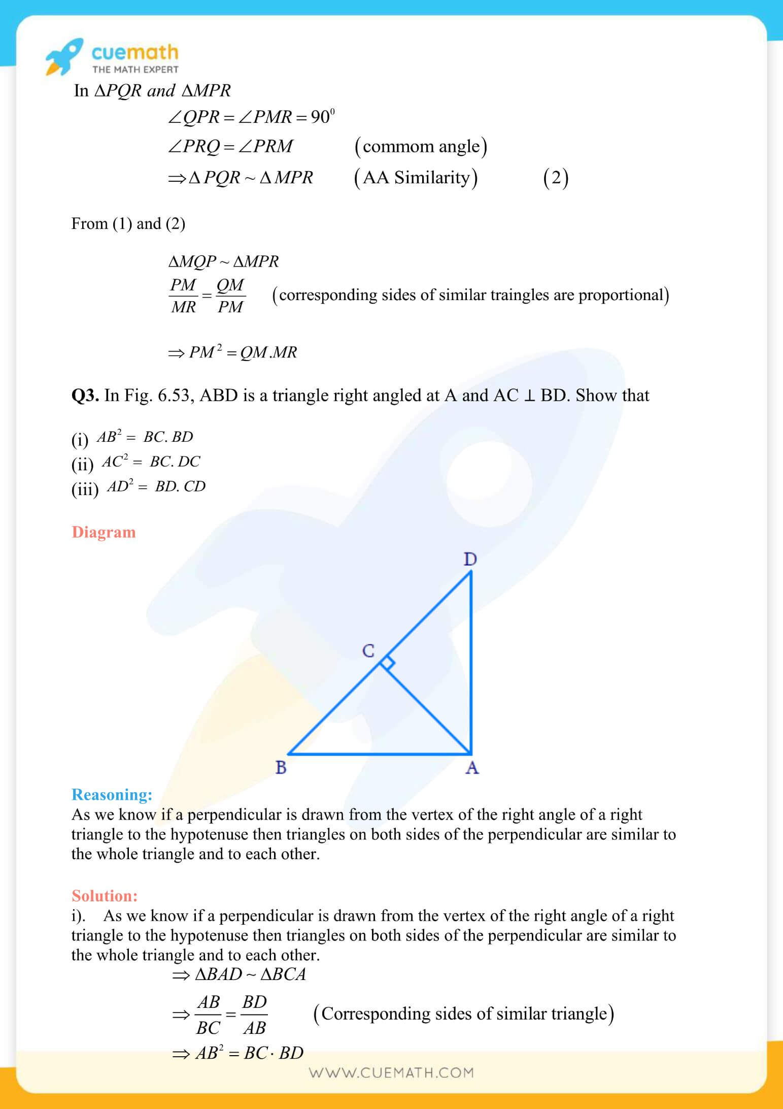 NCERT Solutions Class 10 Maths Chapter 6 Triangles 49