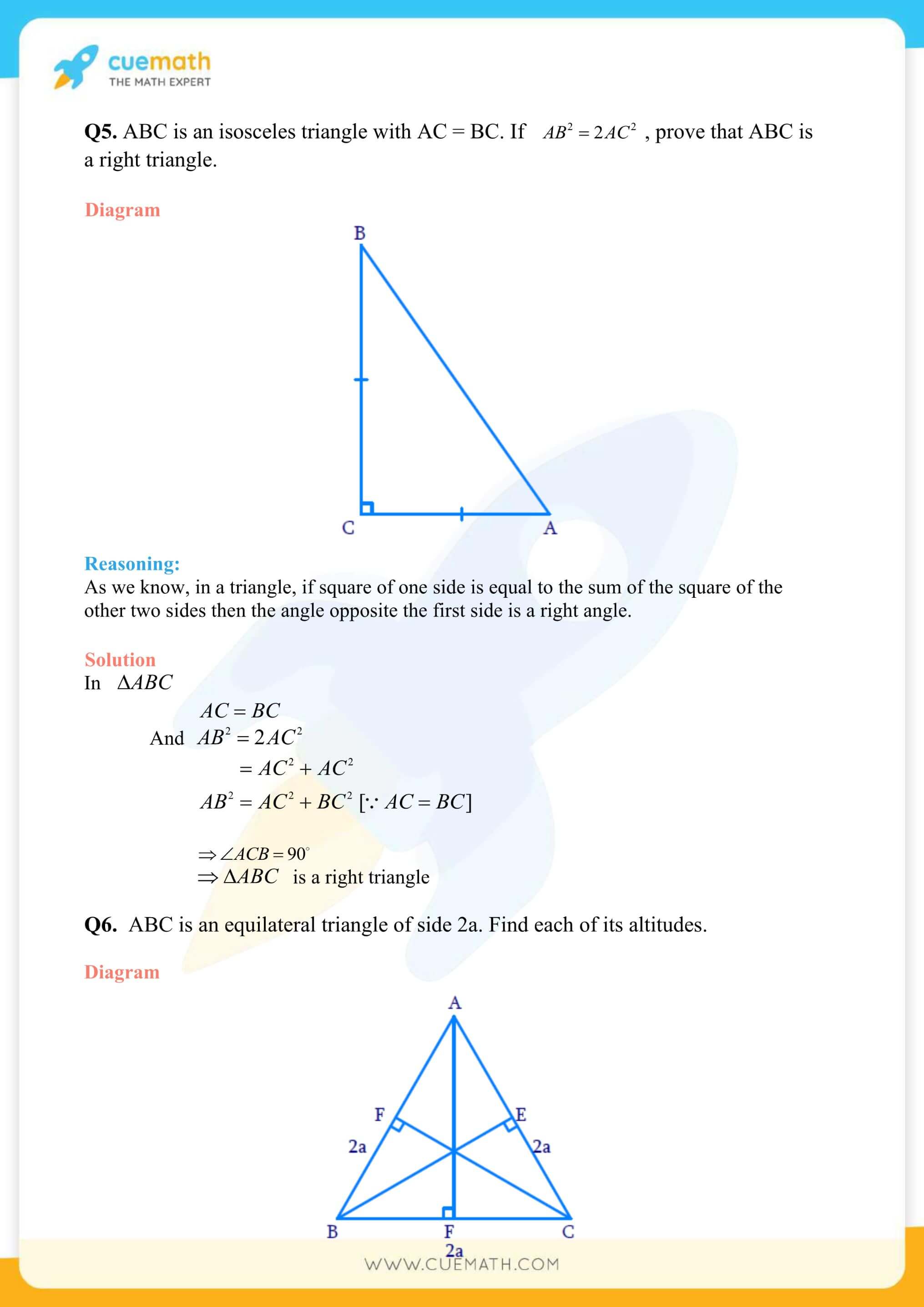 NCERT Solutions Class 10 Maths Chapter 6 Exercise 6.5 51