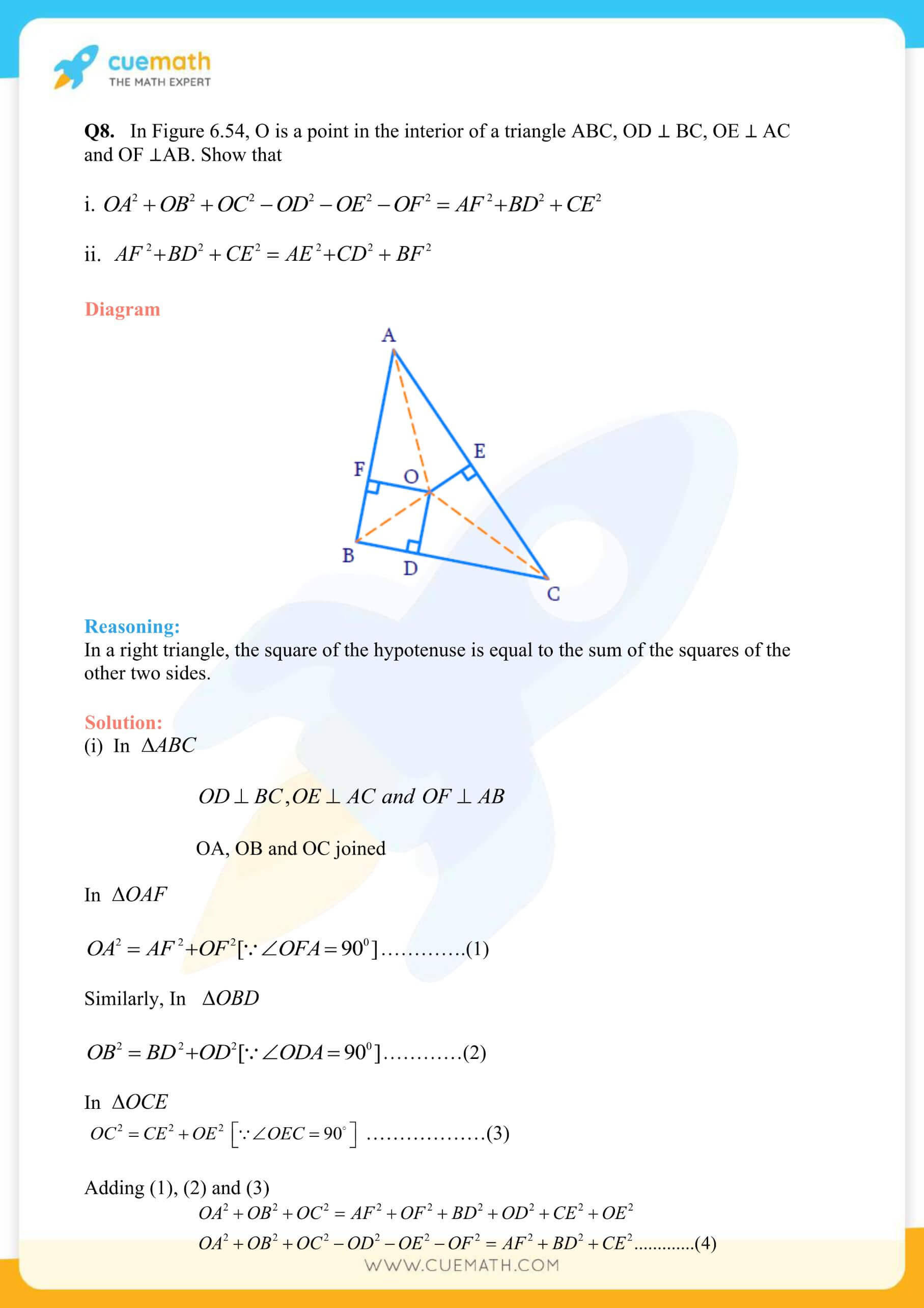 NCERT Solutions Class 10 Maths Chapter 6 Triangles 54