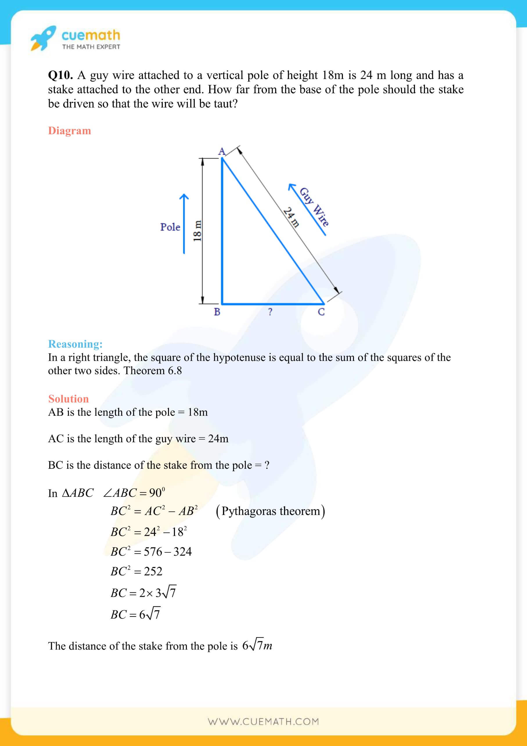 NCERT Solutions Class 10 Maths Chapter 6 Exercise 6.5 56