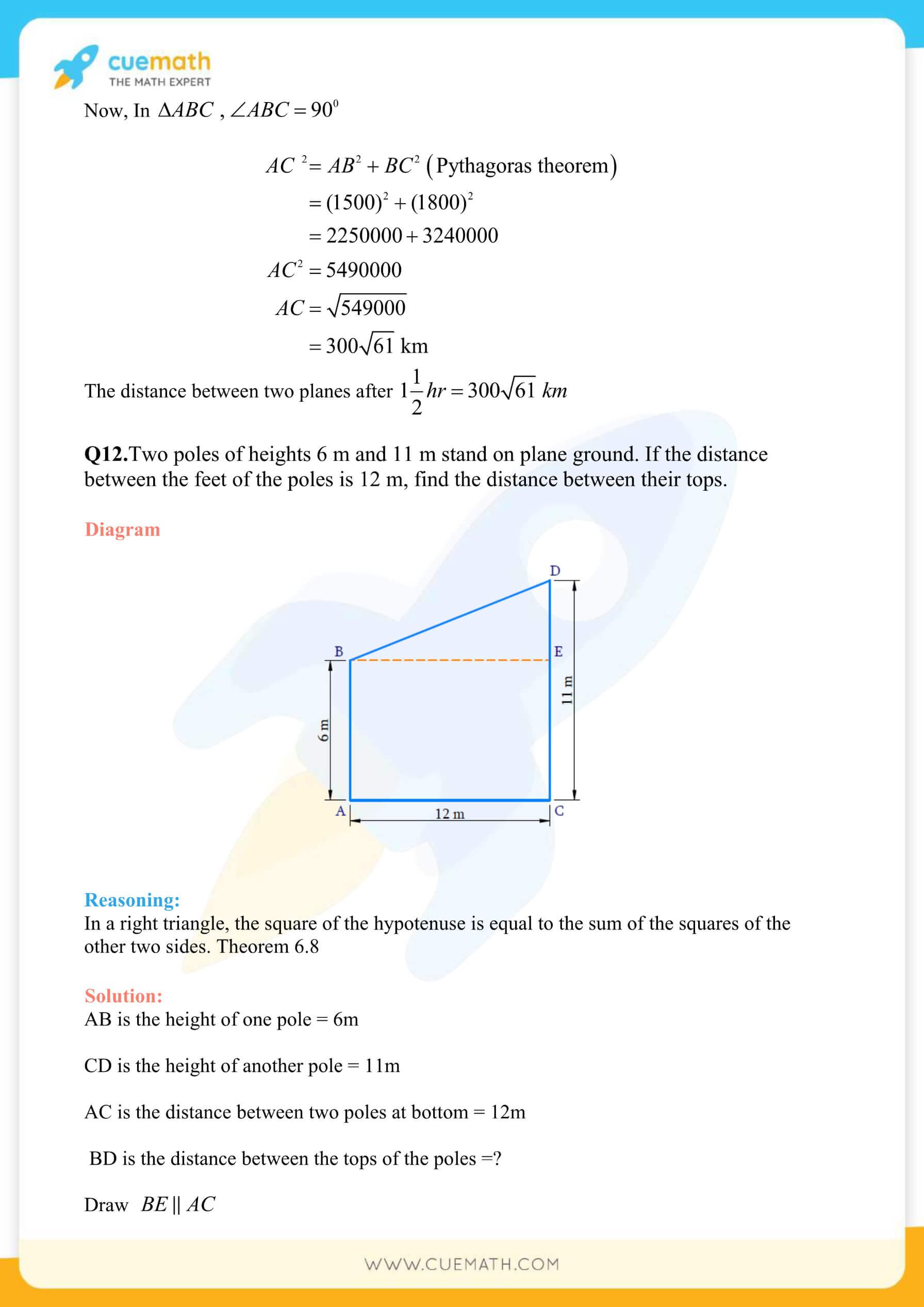 NCERT Solutions Class 10 Maths Chapter 6 Exercise 6.5 58