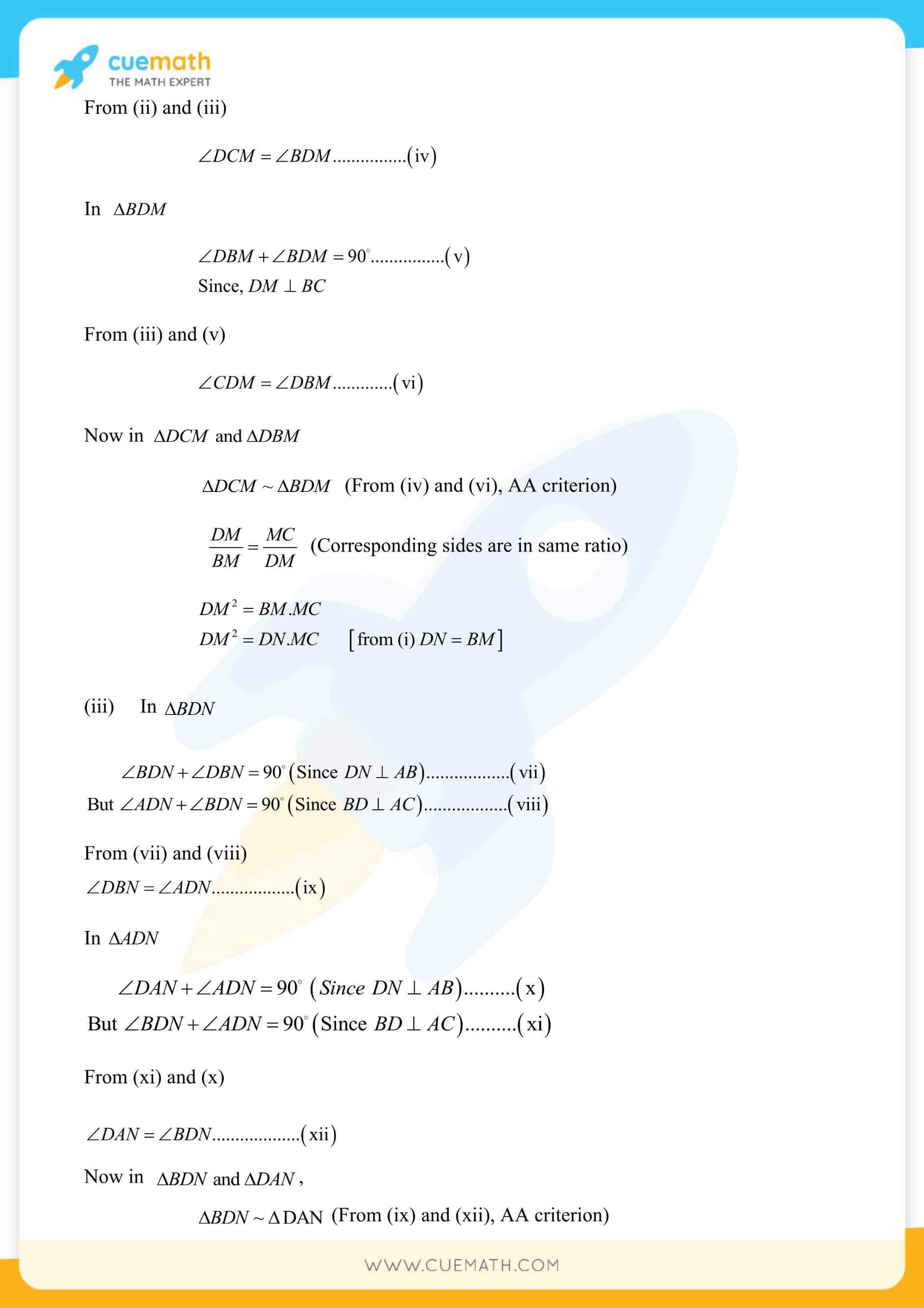 NCERT Solutions Class 10 Maths Chapter 6 Triangles 66
