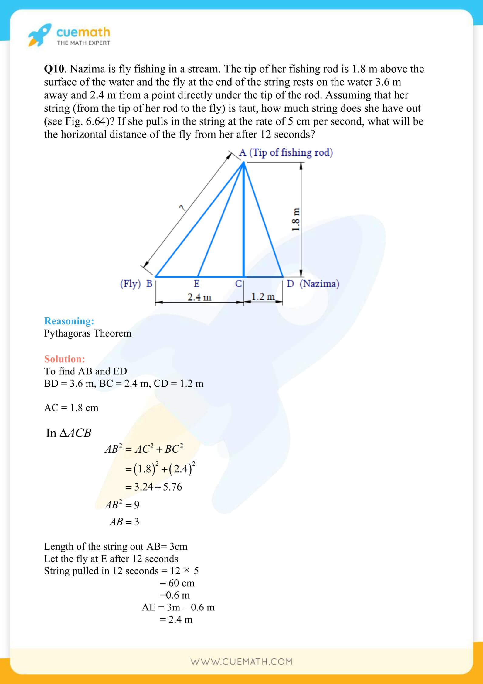 NCERT Solutions Class 10 Maths Chapter 6 Exercise 6.6 73