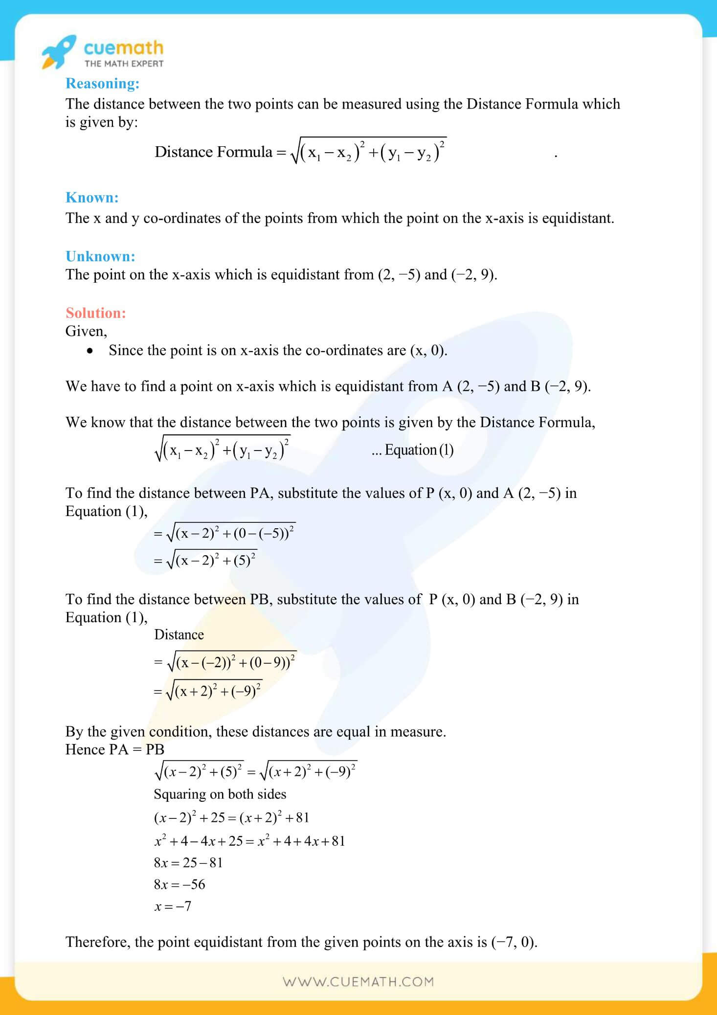 NCERT Solutions Class 10 Maths Chapter 7 Coordinate Geometry 16