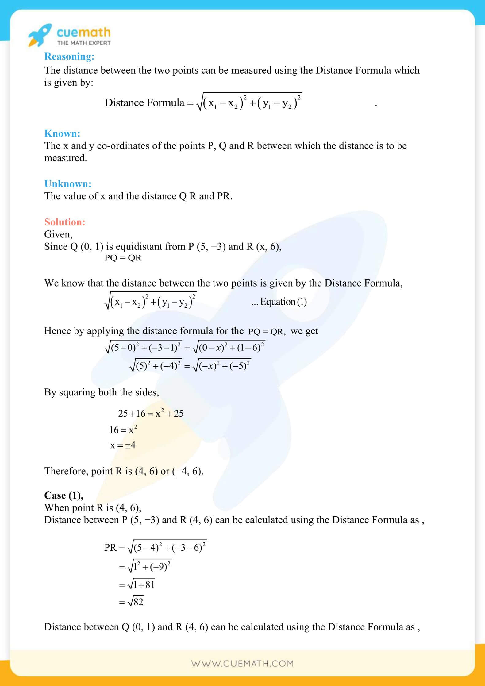 NCERT Solutions Class 10 Maths Chapter 7 Coordinate Geometry 18
