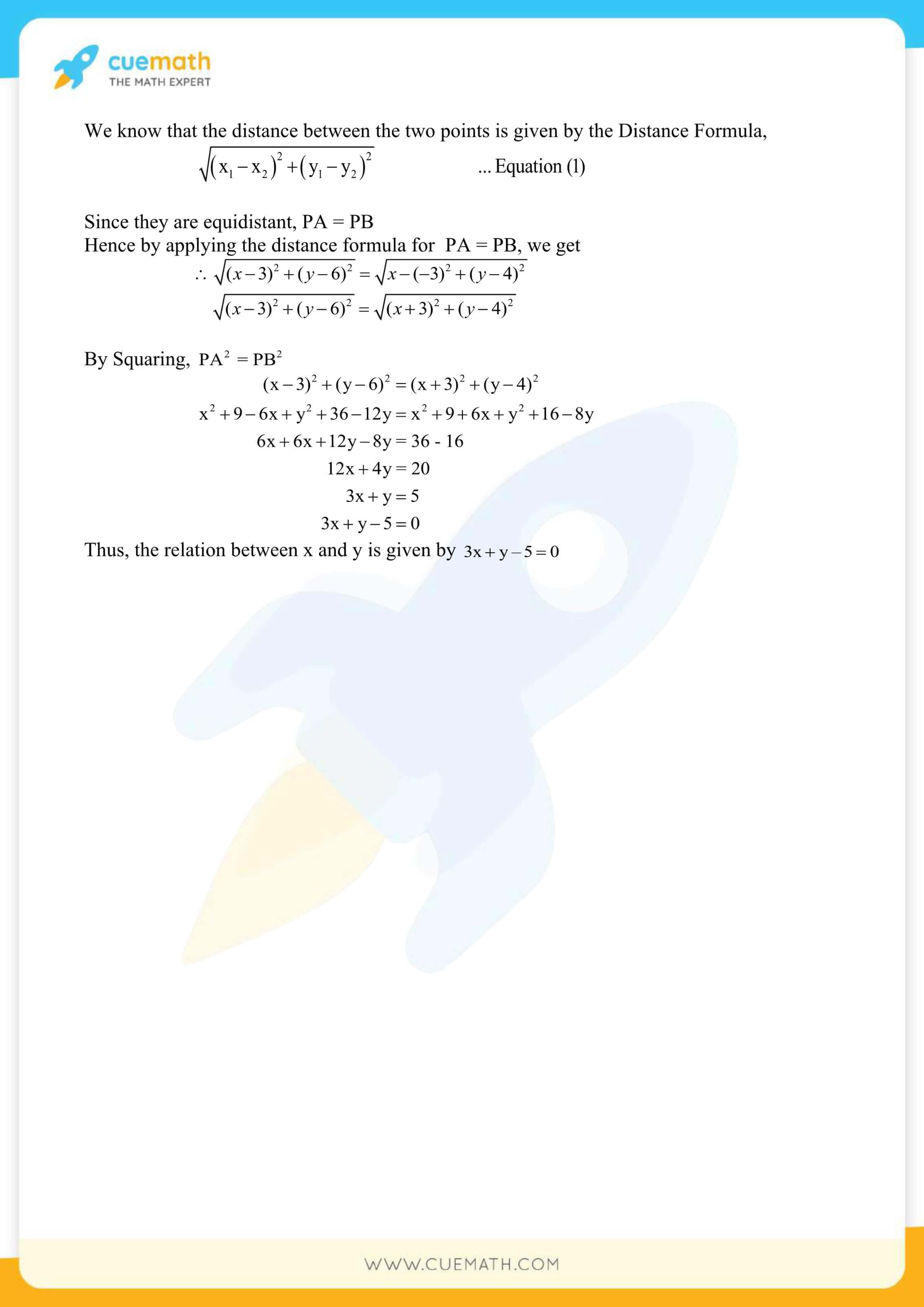 NCERT Solutions Class 10 Maths Chapter 7 Coordinate Geometry 20