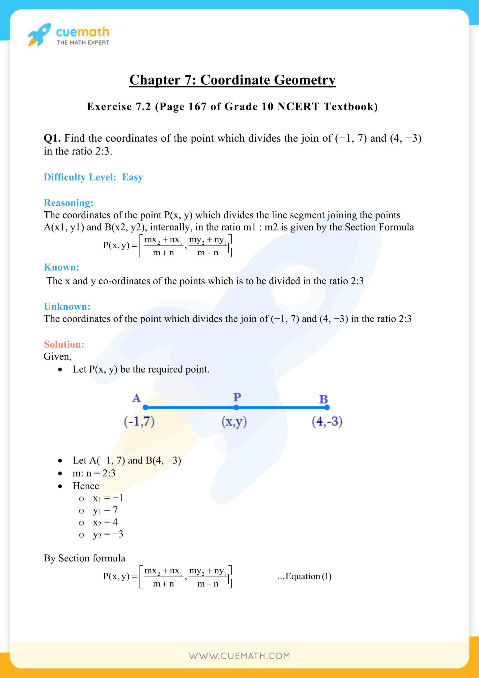 NCERT Solutions Class 10 Maths Chapter 7 Coordinate Geometry 21