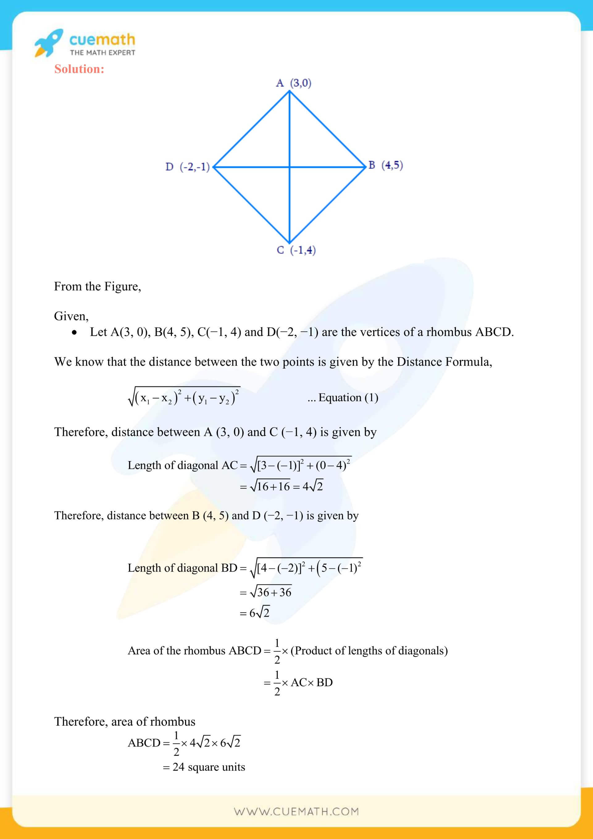 NCERT Solutions Class 10 Maths Chapter 7 Coordinate Geometry 32