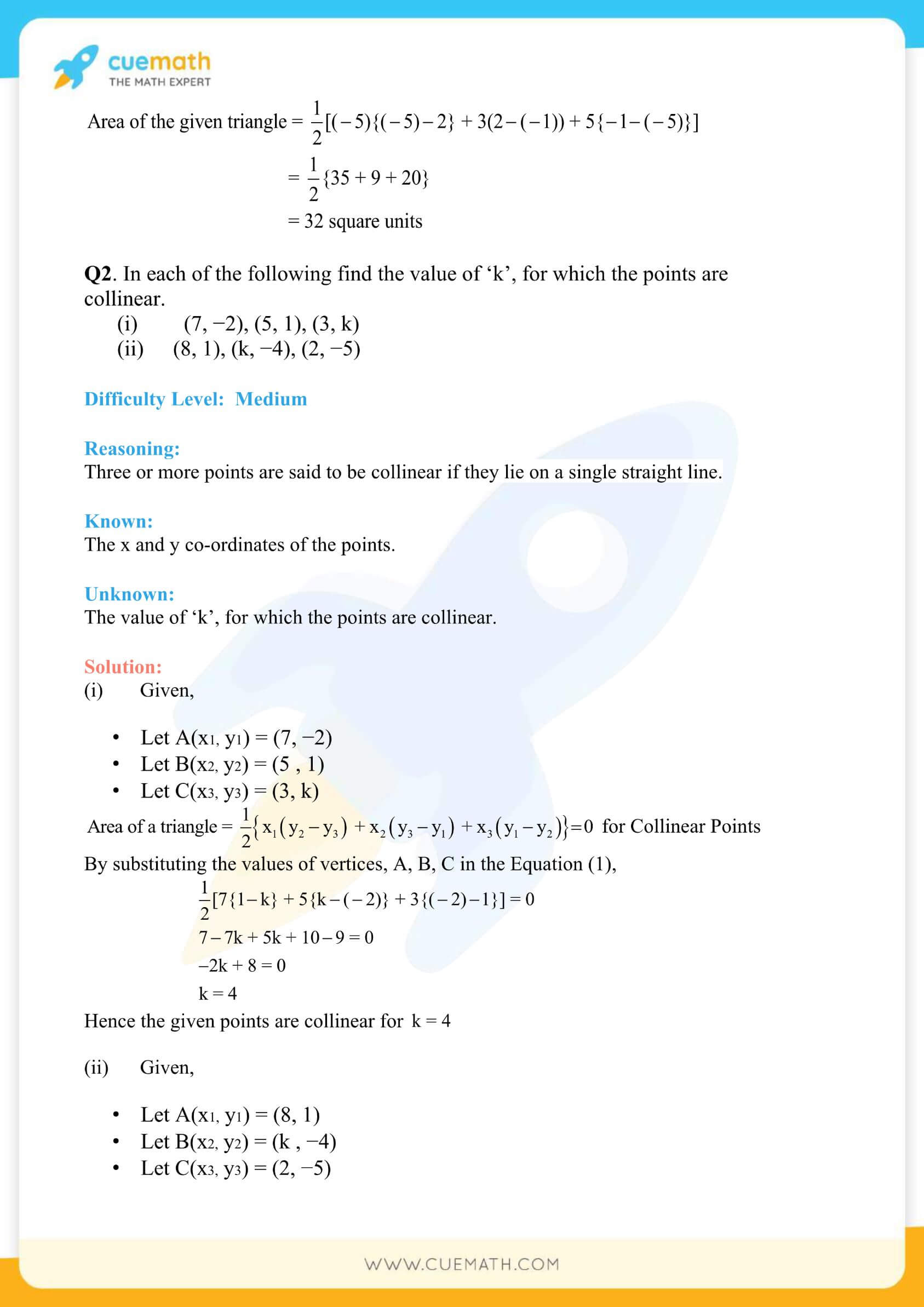 NCERT Solutions Class 10 Maths Chapter 7 Coordinate Geometry 34