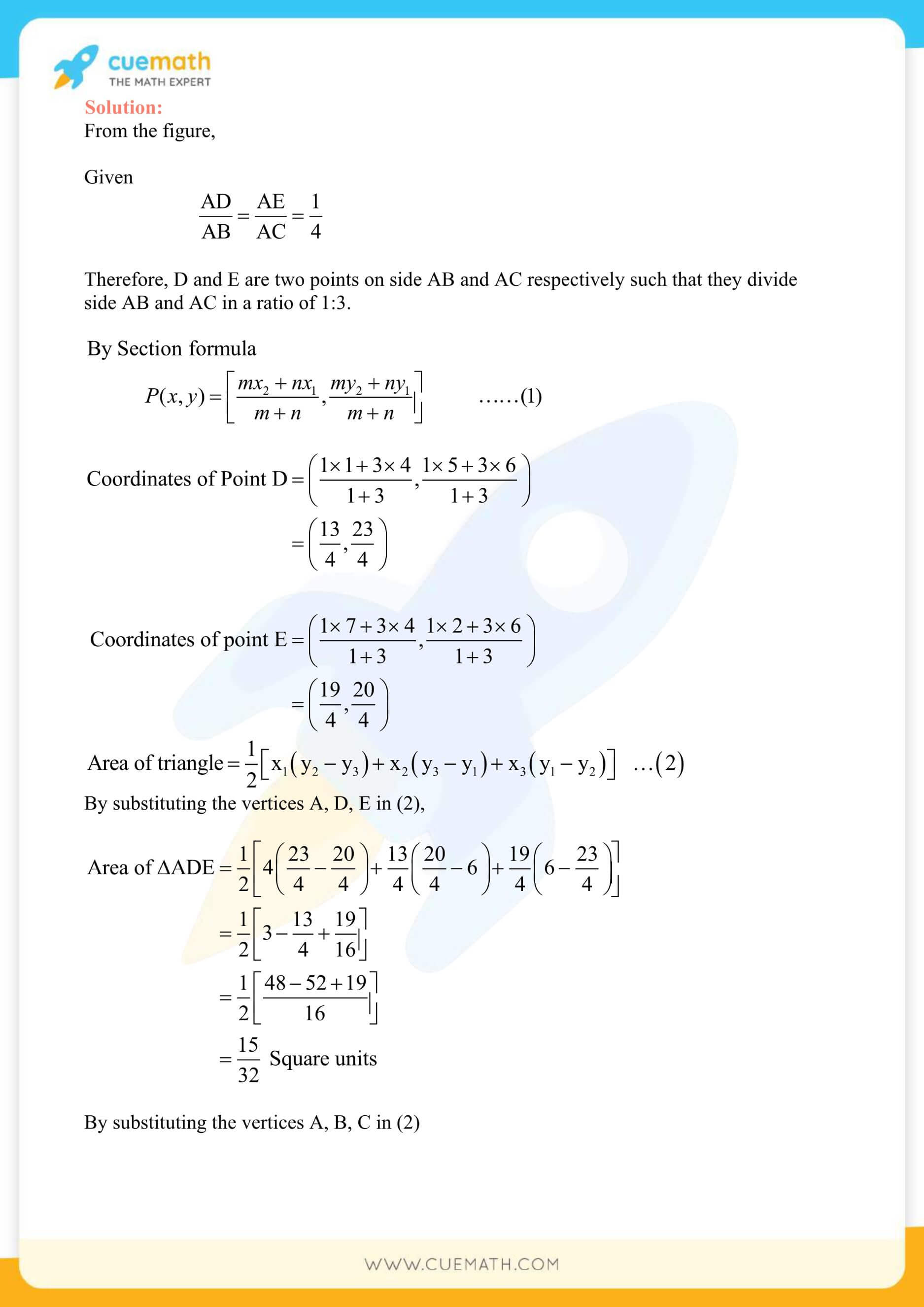 NCERT Solutions Class 10 Maths Chapter 7 Exercise 7.4 48
