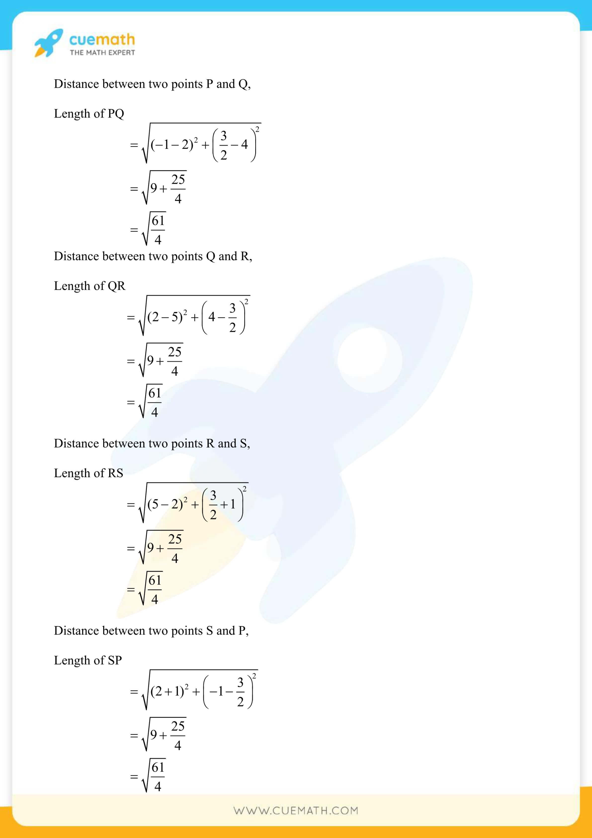 NCERT Solutions Class 10 Maths Chapter 7 Coordinate Geometry 54