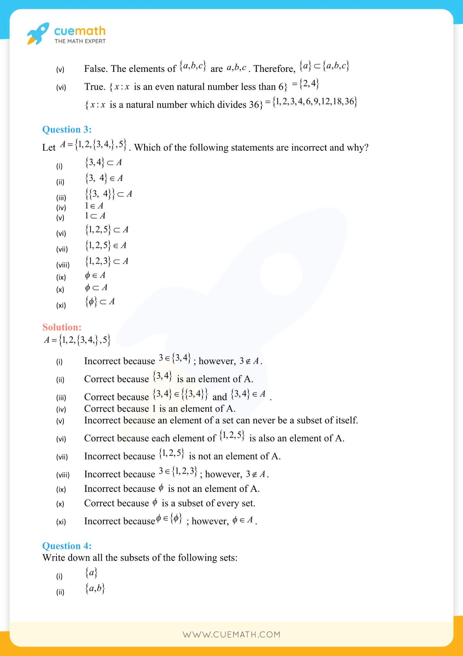NCERT Solutions Class 11 Maths Chapter 1 12