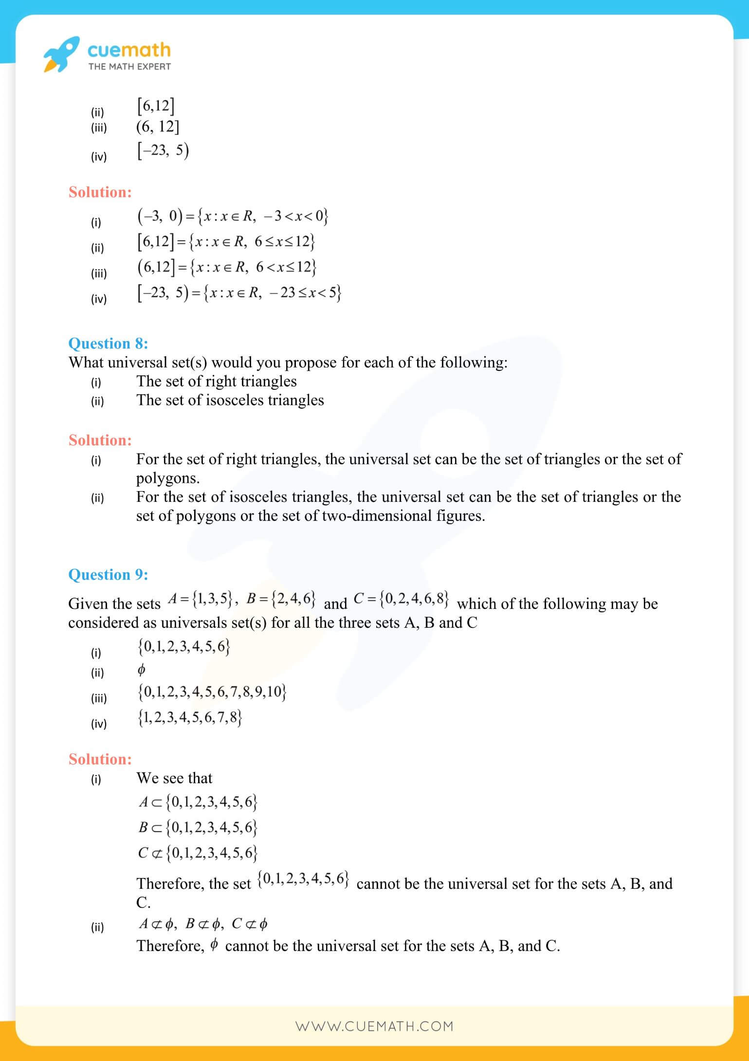 NCERT Solutions Class 11 Maths Chapter 1 14