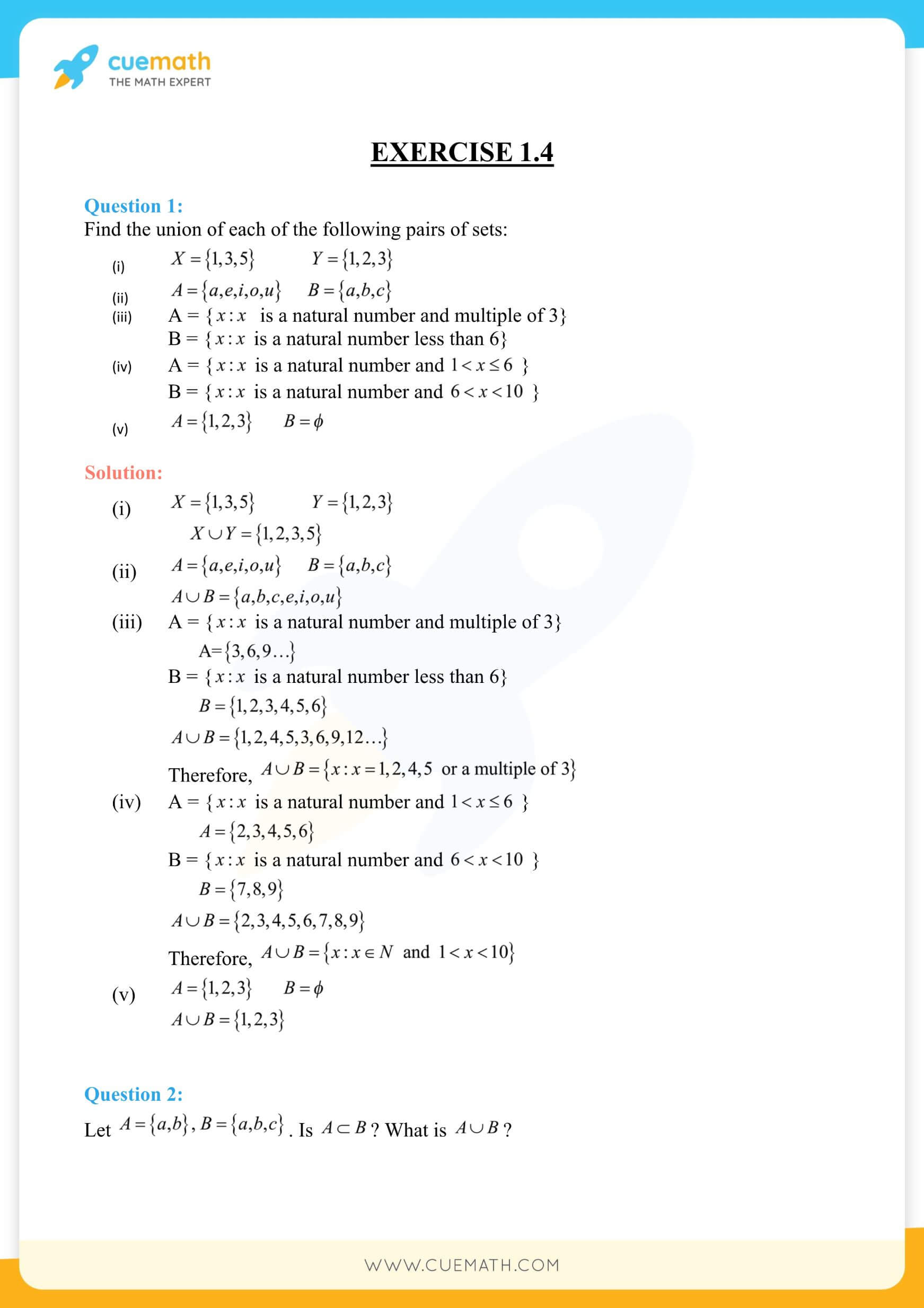NCERT Solutions Class 11 Maths Chapter 1 16
