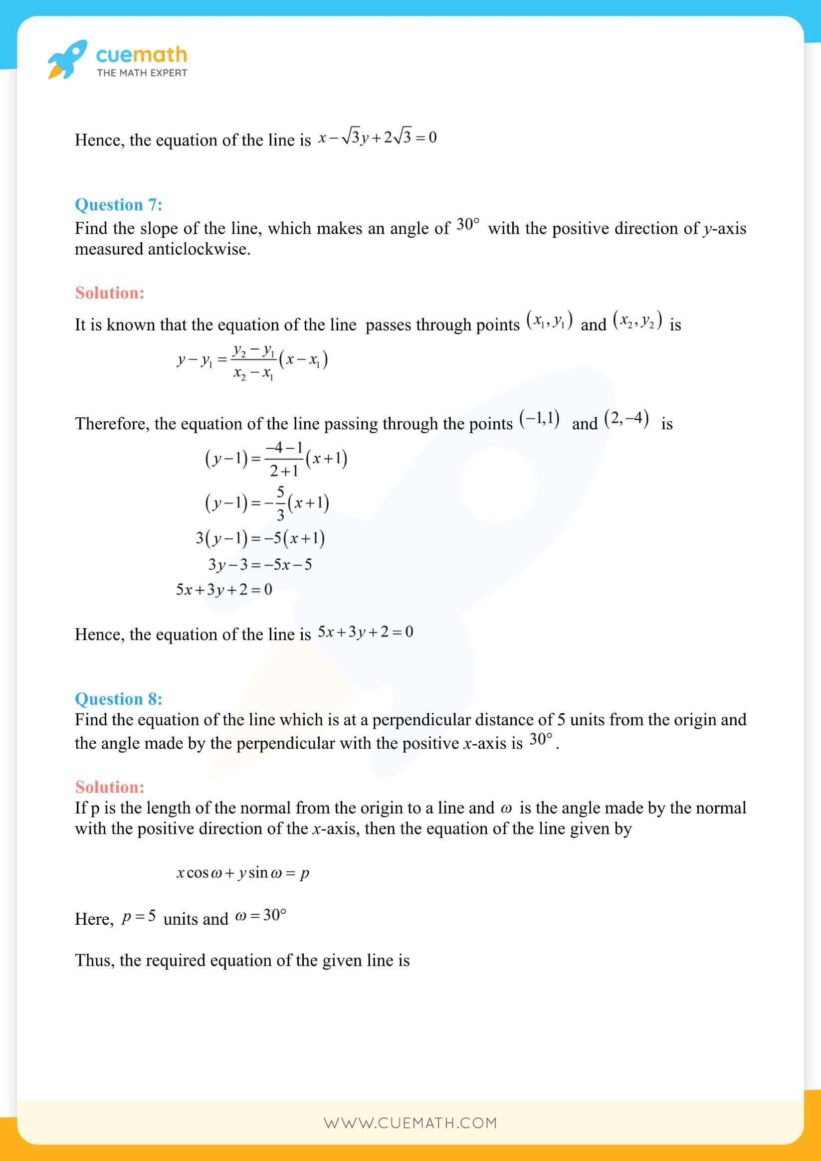 NCERT Solutions Class 11 Maths Chapter 10 Exercise 10.2 16