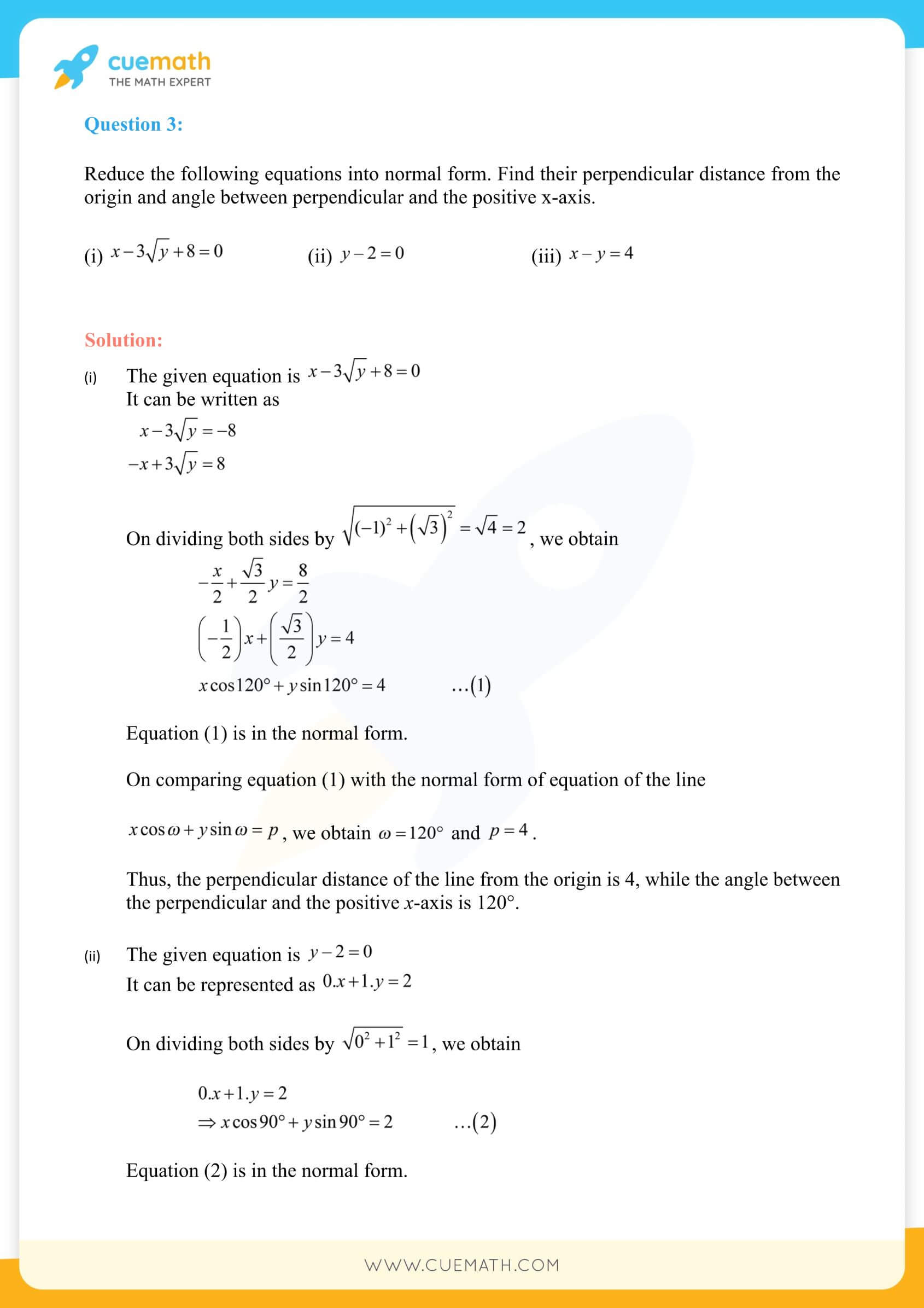 NCERT Solutions Class 11 Maths Chapter 10 Exercise 10.3 29