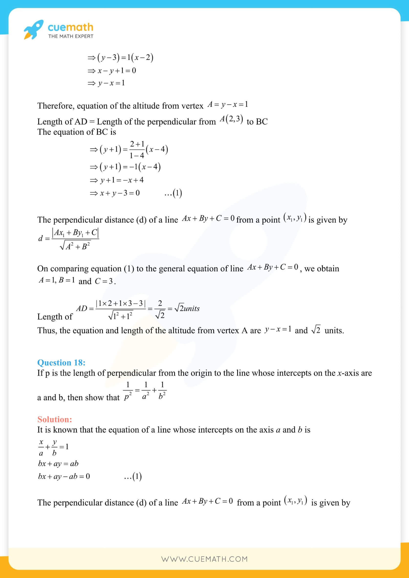 NCERT Solutions Class 11 Maths Chapter 10 42