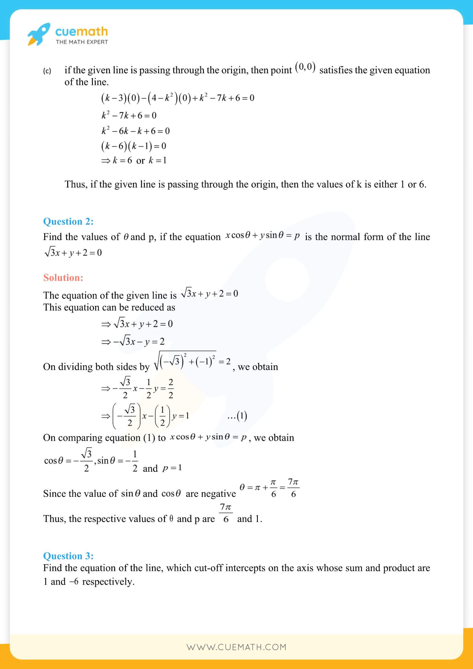 NCERT Solutions Class 11 Maths Chapter 10 Miscellaneous Exercise 45