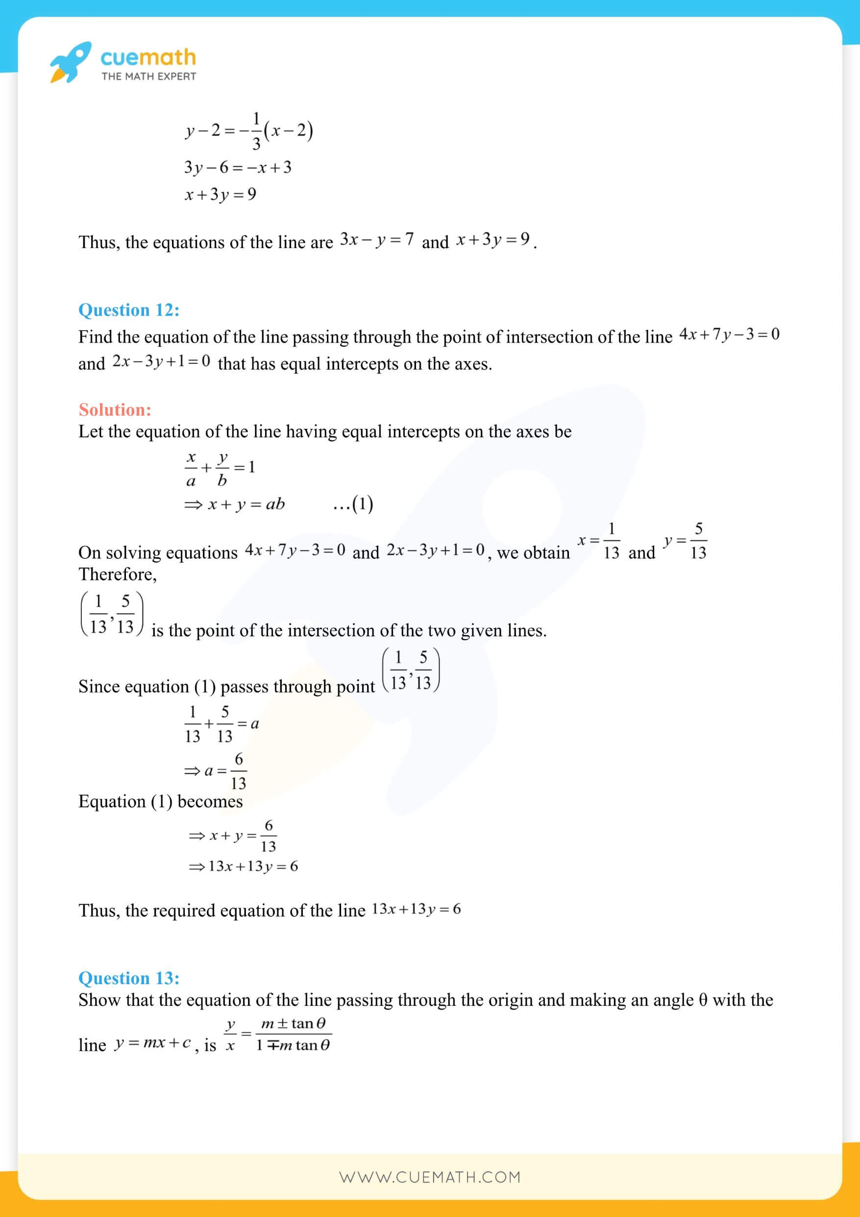 NCERT Solutions Class 11 Maths Chapter 10 Miscellaneous Exercise 54