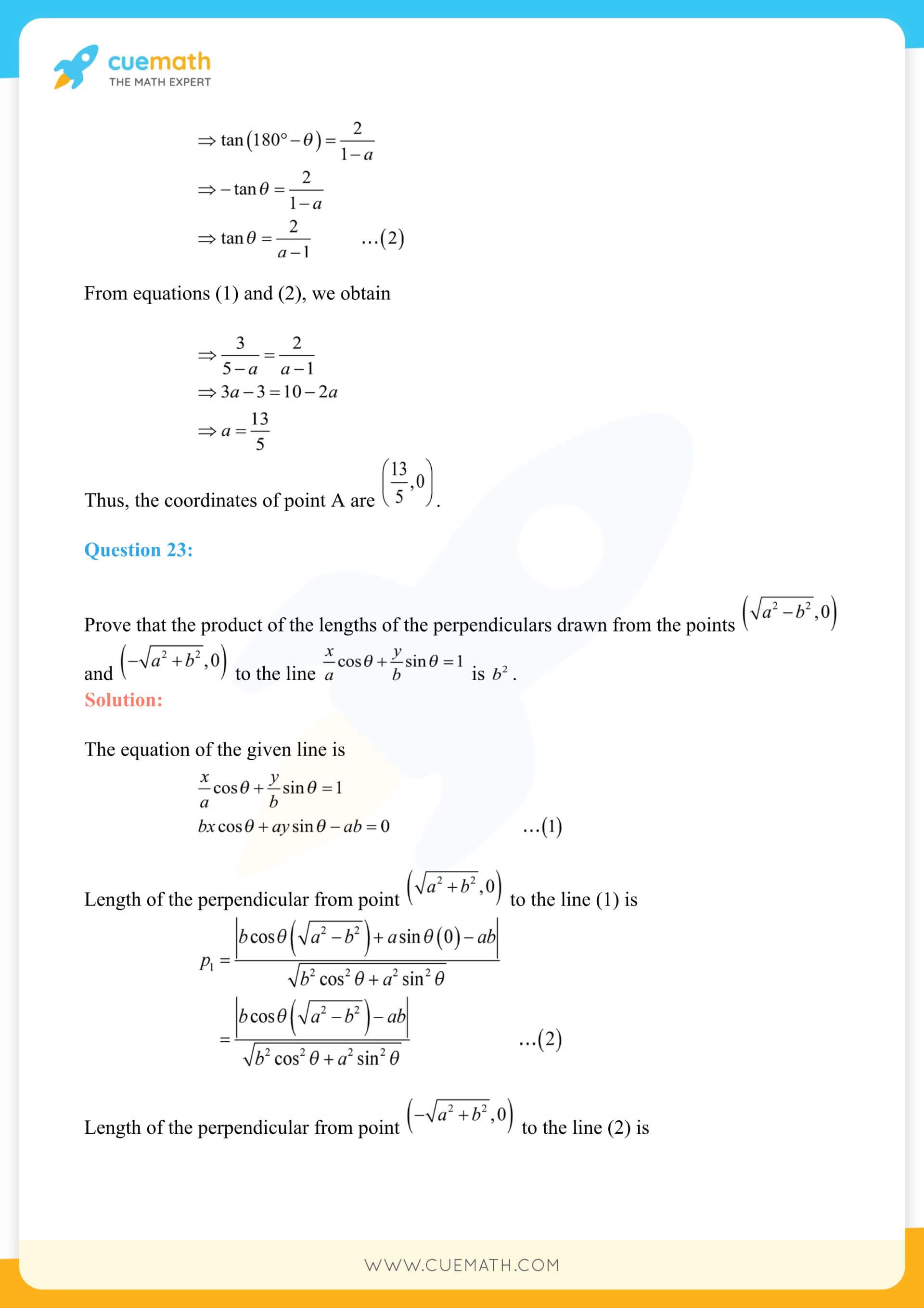 NCERT Solutions Class 11 Maths Chapter 10 Miscellaneous Exercise 66