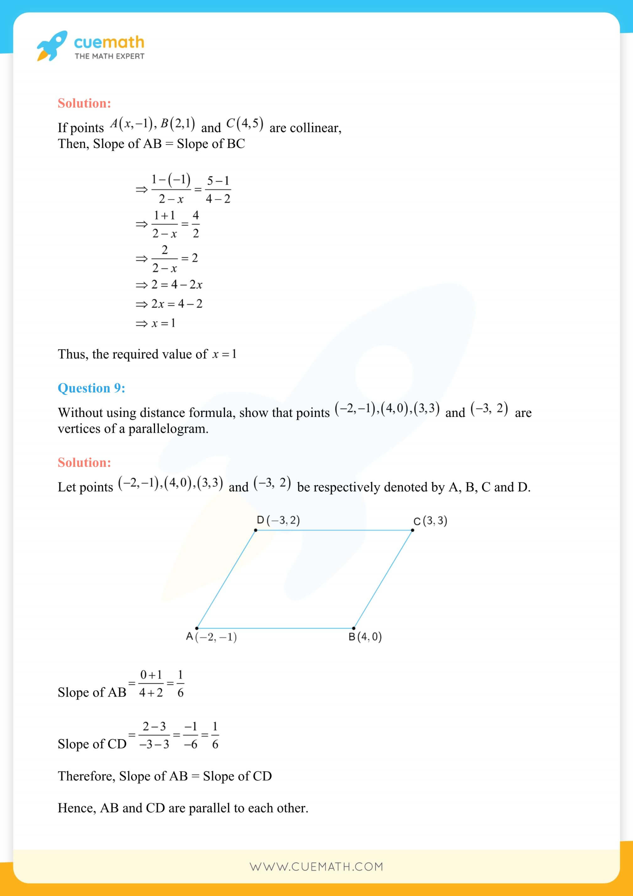 NCERT Solutions Class 11 Maths Chapter 10 Exercise 10.1 7