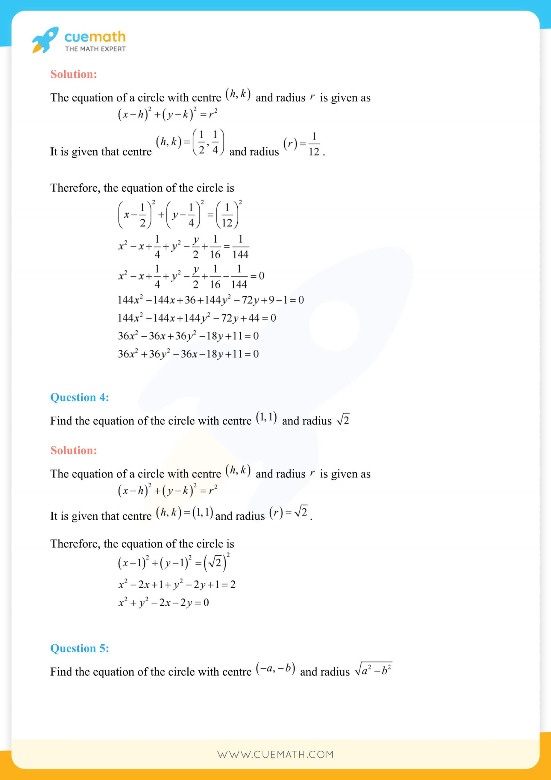 NCERT Solutions Class 11 Maths Chapter 11 Exercise 11.1 2