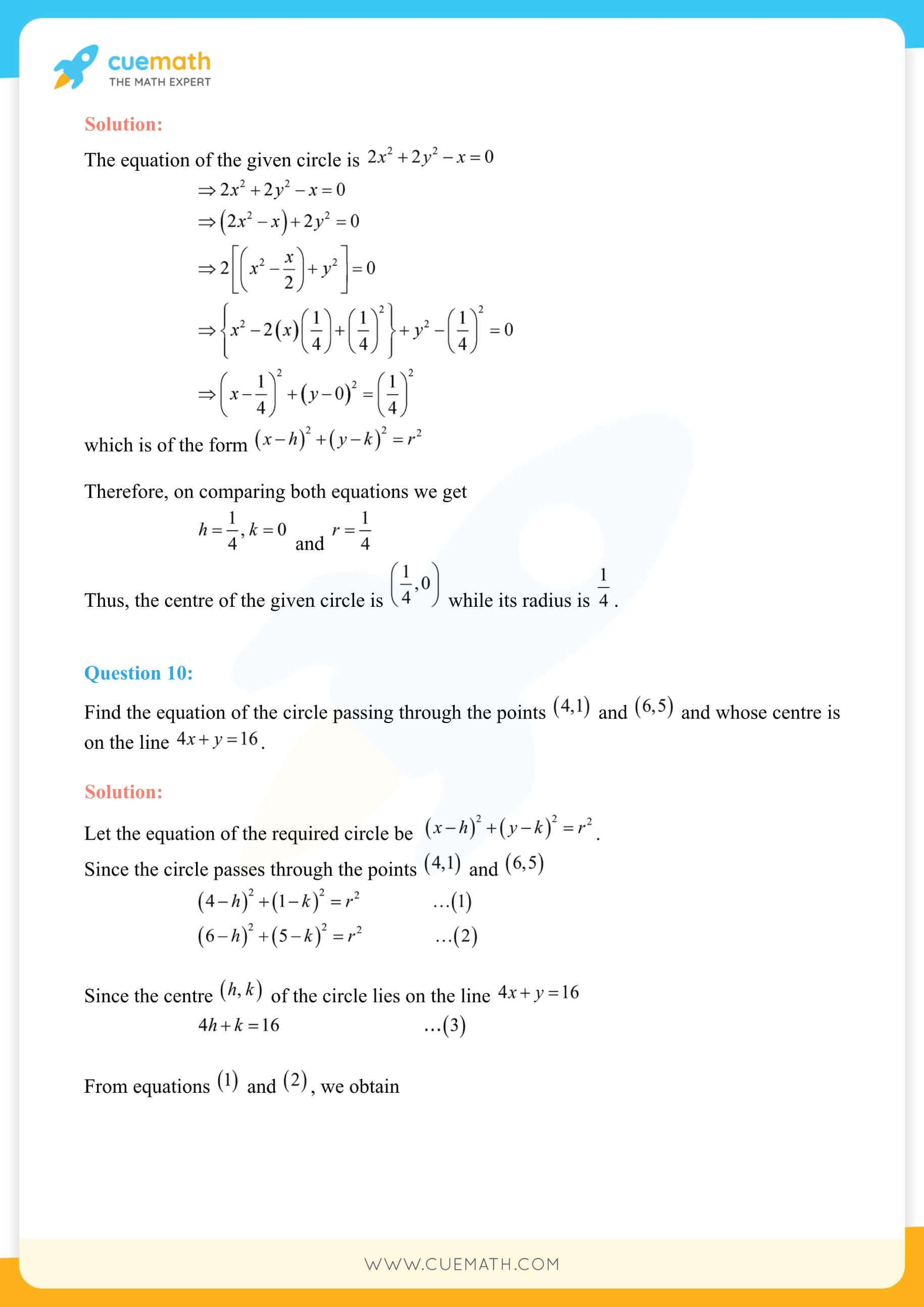 NCERT Solutions Class 11 Maths Chapter 11 Exercise 11.1 5