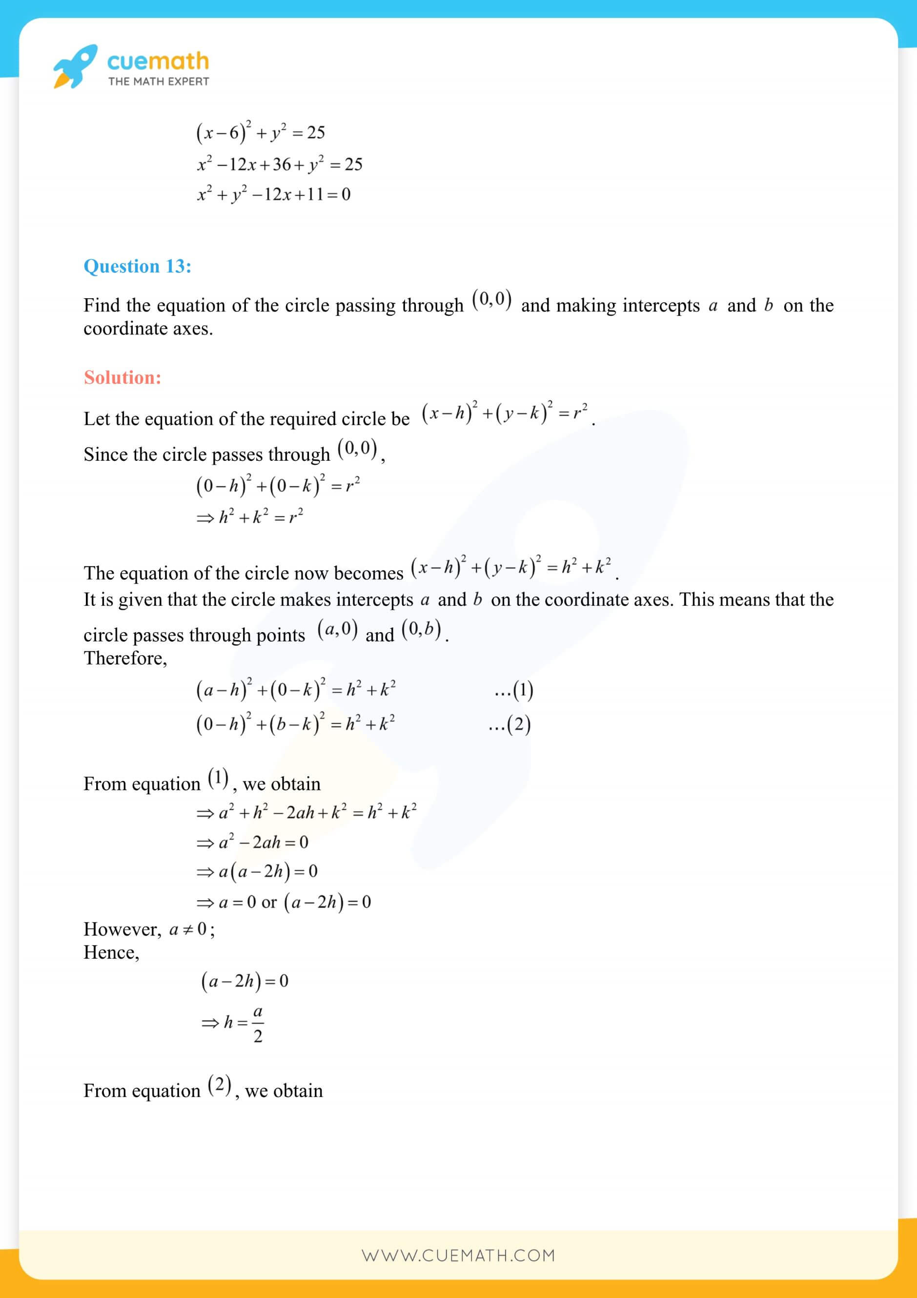 NCERT Solutions Class 11 Maths Chapter 11 Exercise 11.1 9