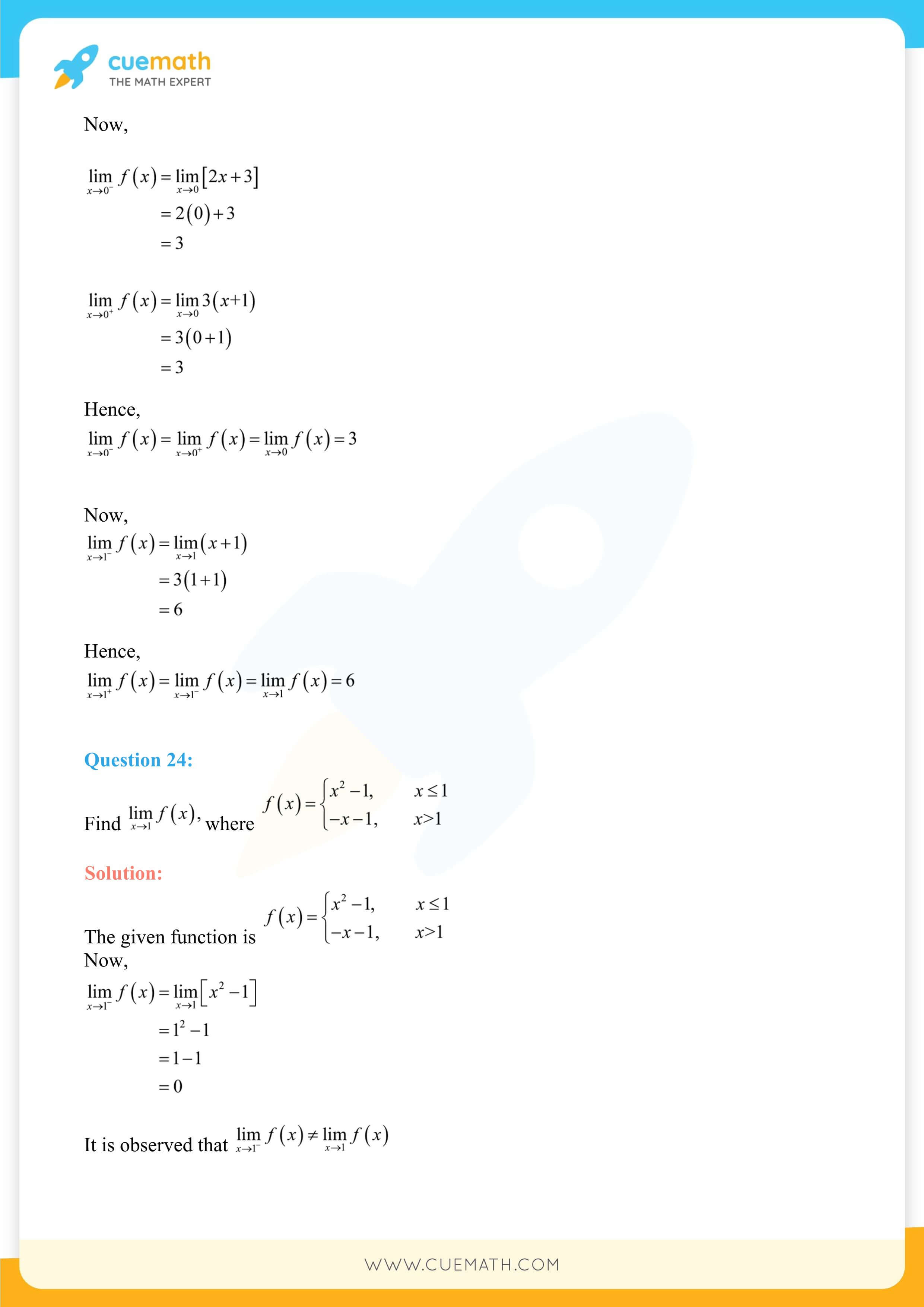 NCERT Solutions Class 11 Maths Chapter 13 Exercise 13.1 12