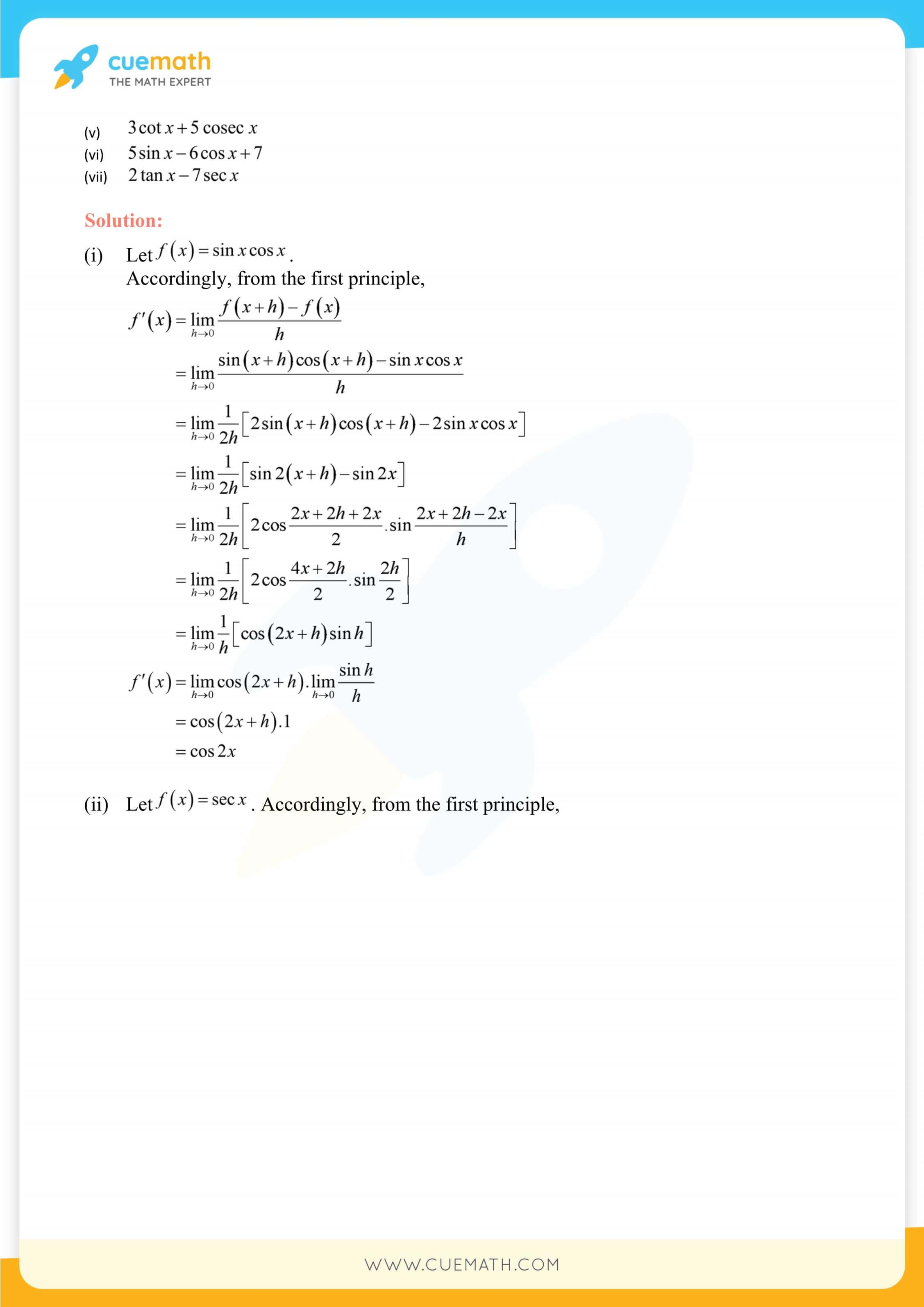 NCERT Solutions Class 11 Maths Chapter 13 Exercise 13.2 31