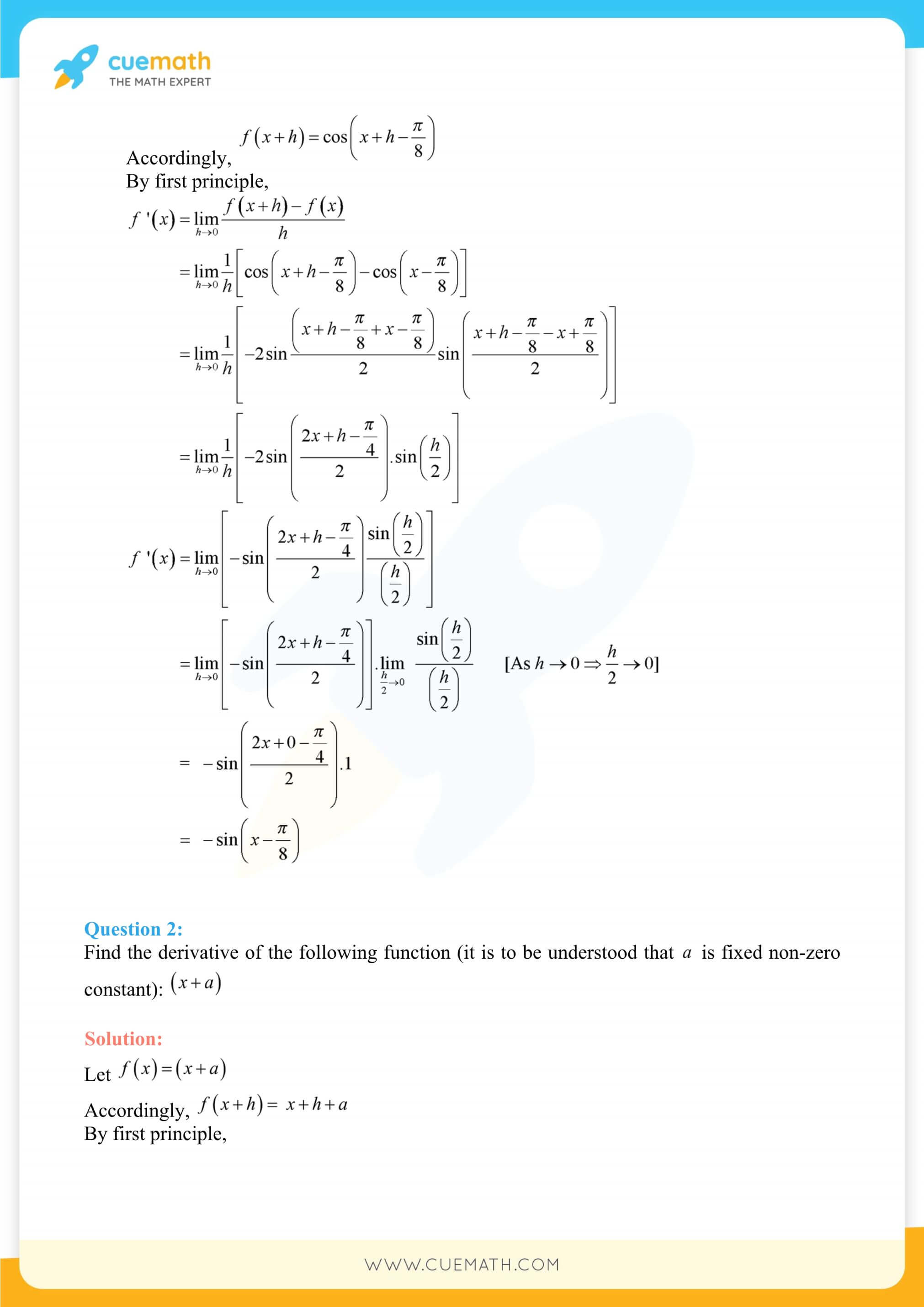 NCERT Solutions Class 11 Maths Chapter 13 40