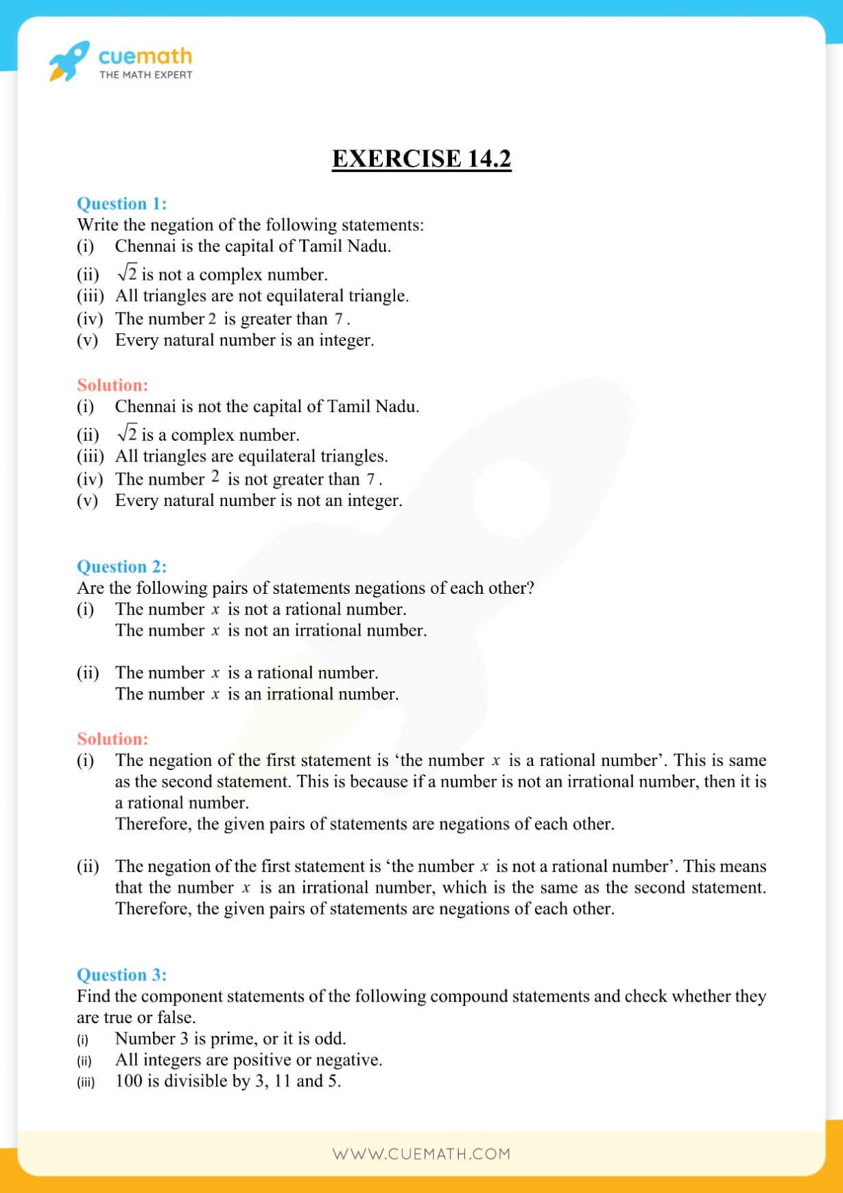 NCERT Solutions Class 11 Maths Chapter 14 Exercise 14.2 3