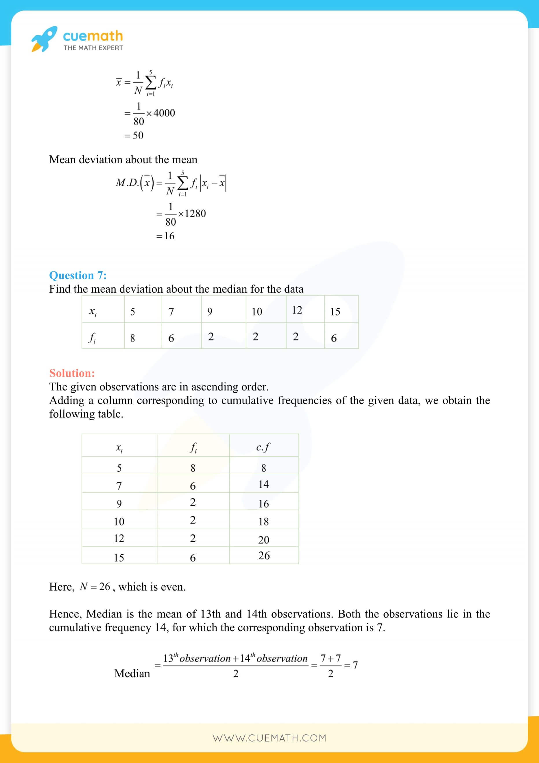 NCERT Solutions Class 11 Maths Chapter 15 6